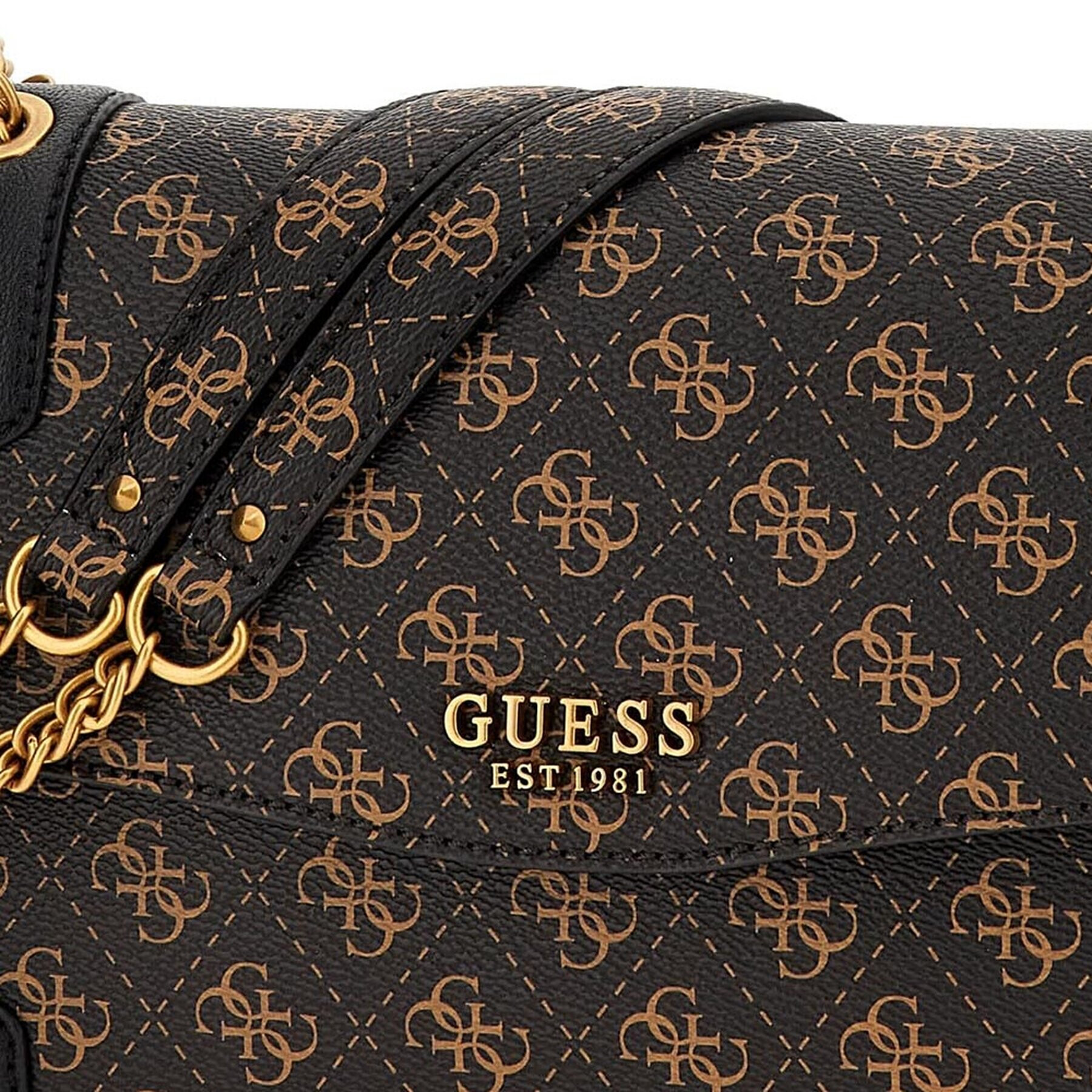 Guess Дамска чанта HWQV89 88210 Кафяв - Pepit.bg