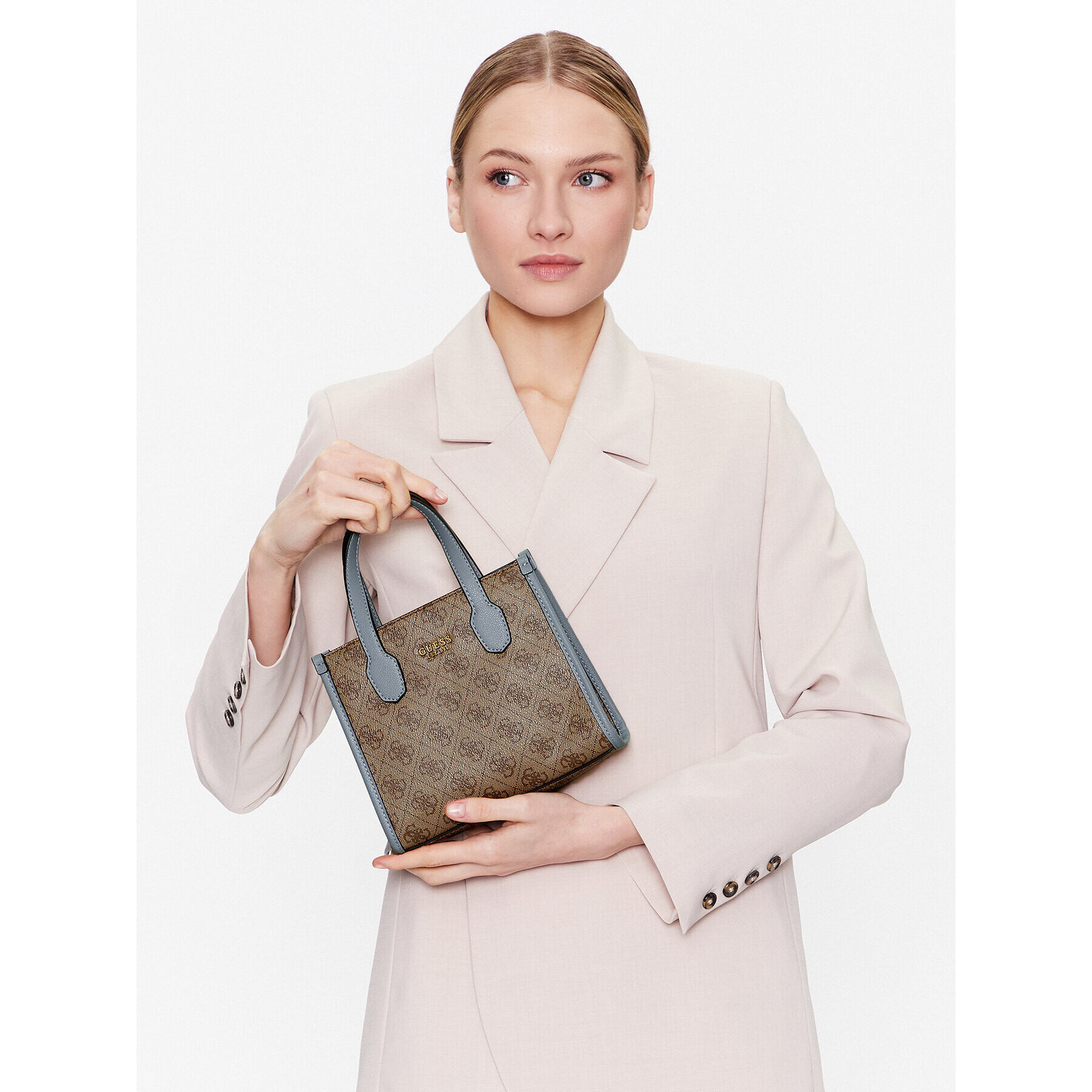 Guess Дамска чанта HWSN86 65770 Кафяв - Pepit.bg