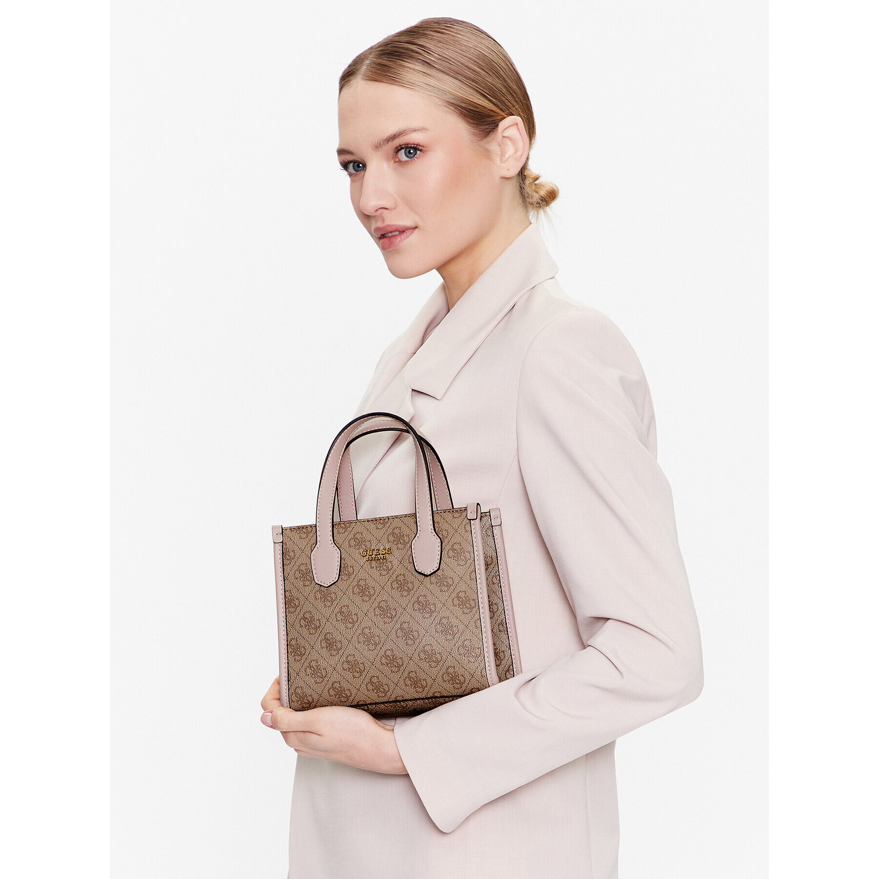 Guess Дамска чанта HWSN86 65770 Кафяв - Pepit.bg