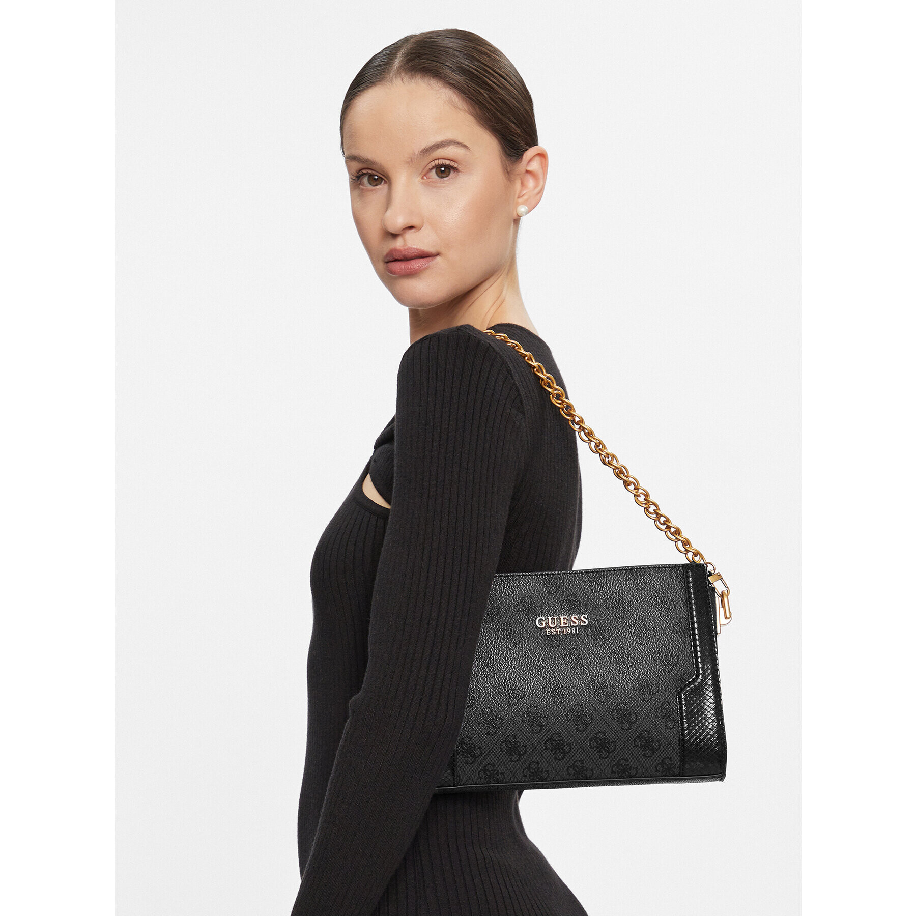 Guess Дамска чанта HWSP89 88120 Сив - Pepit.bg