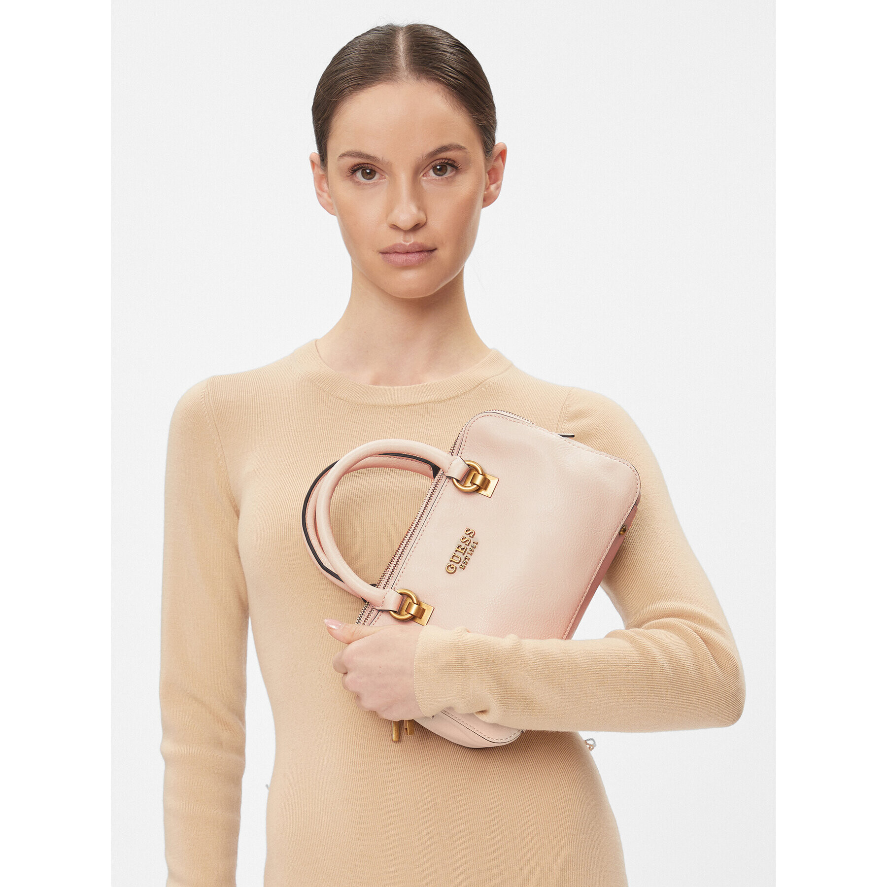 Guess Дамска чанта HWVB89 77120 Бежов - Pepit.bg