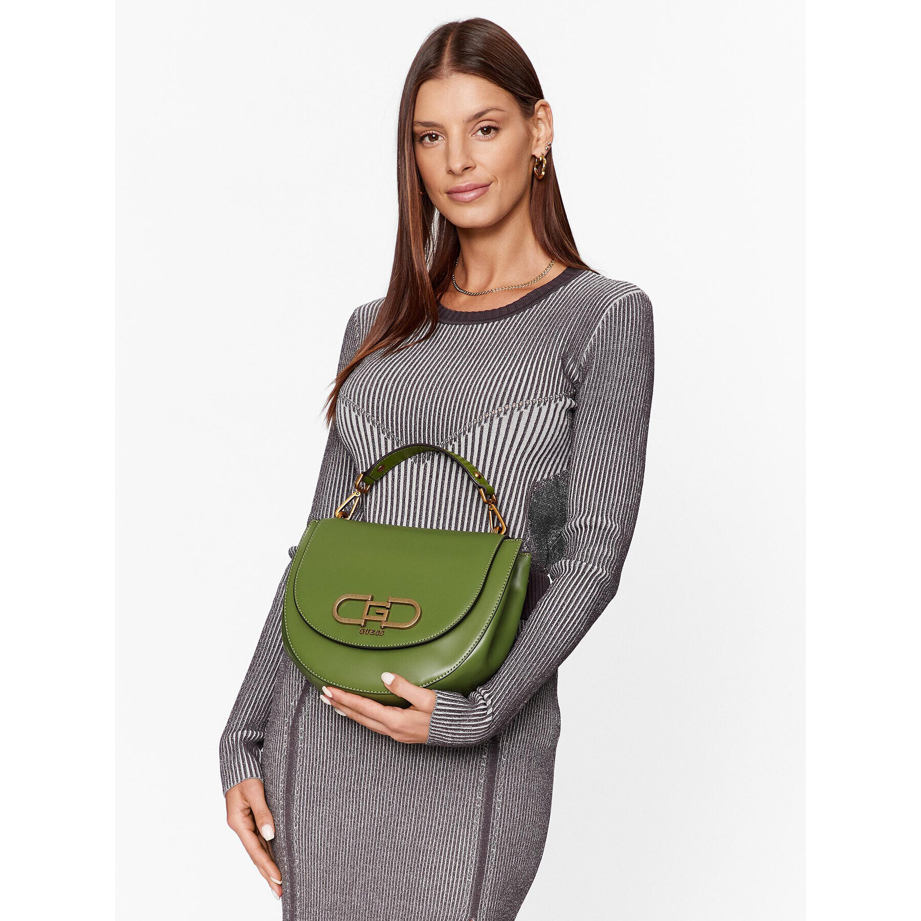 Guess Дамска чанта HWVB89 82200 Зелен - Pepit.bg