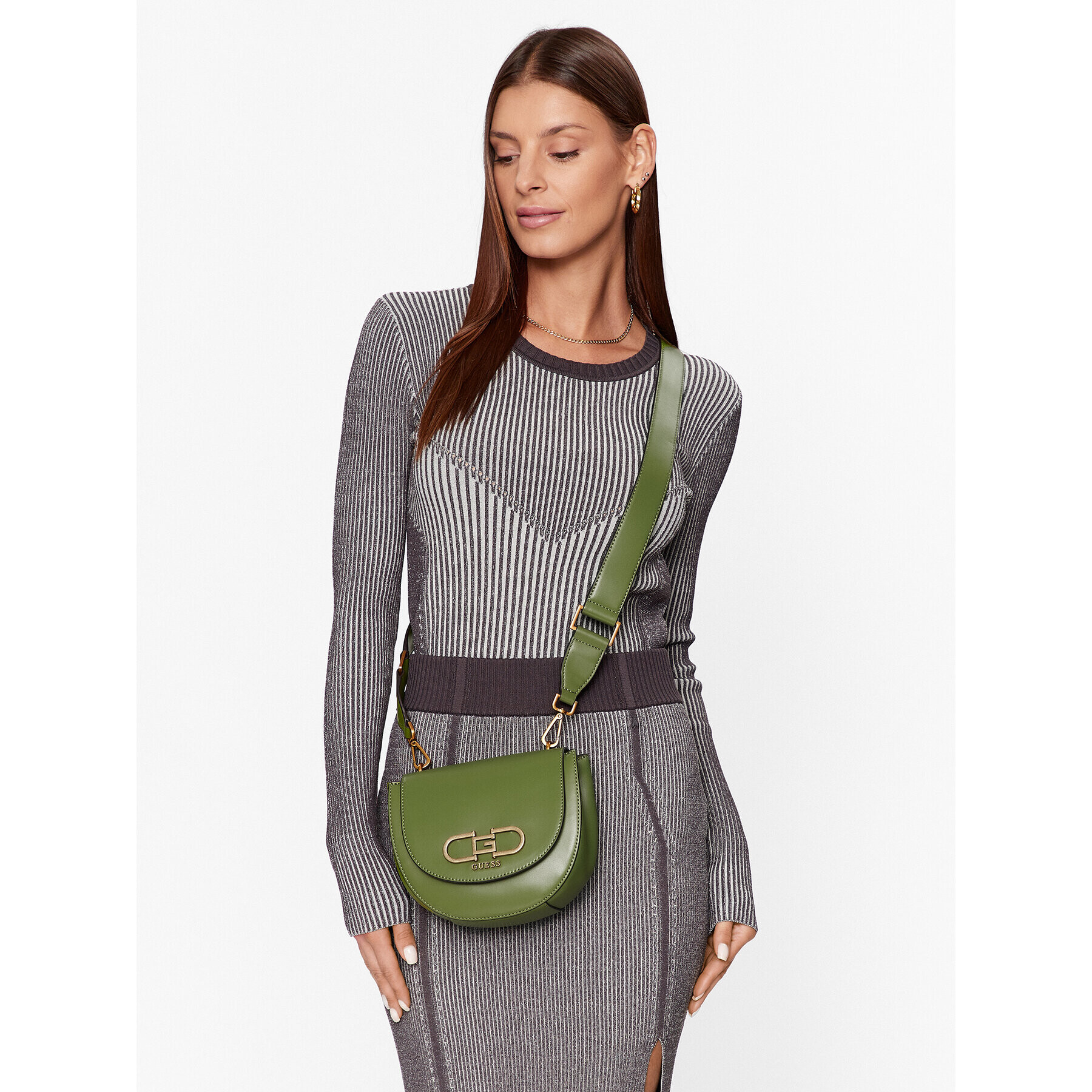 Guess Дамска чанта HWVB89 82770 Зелен - Pepit.bg