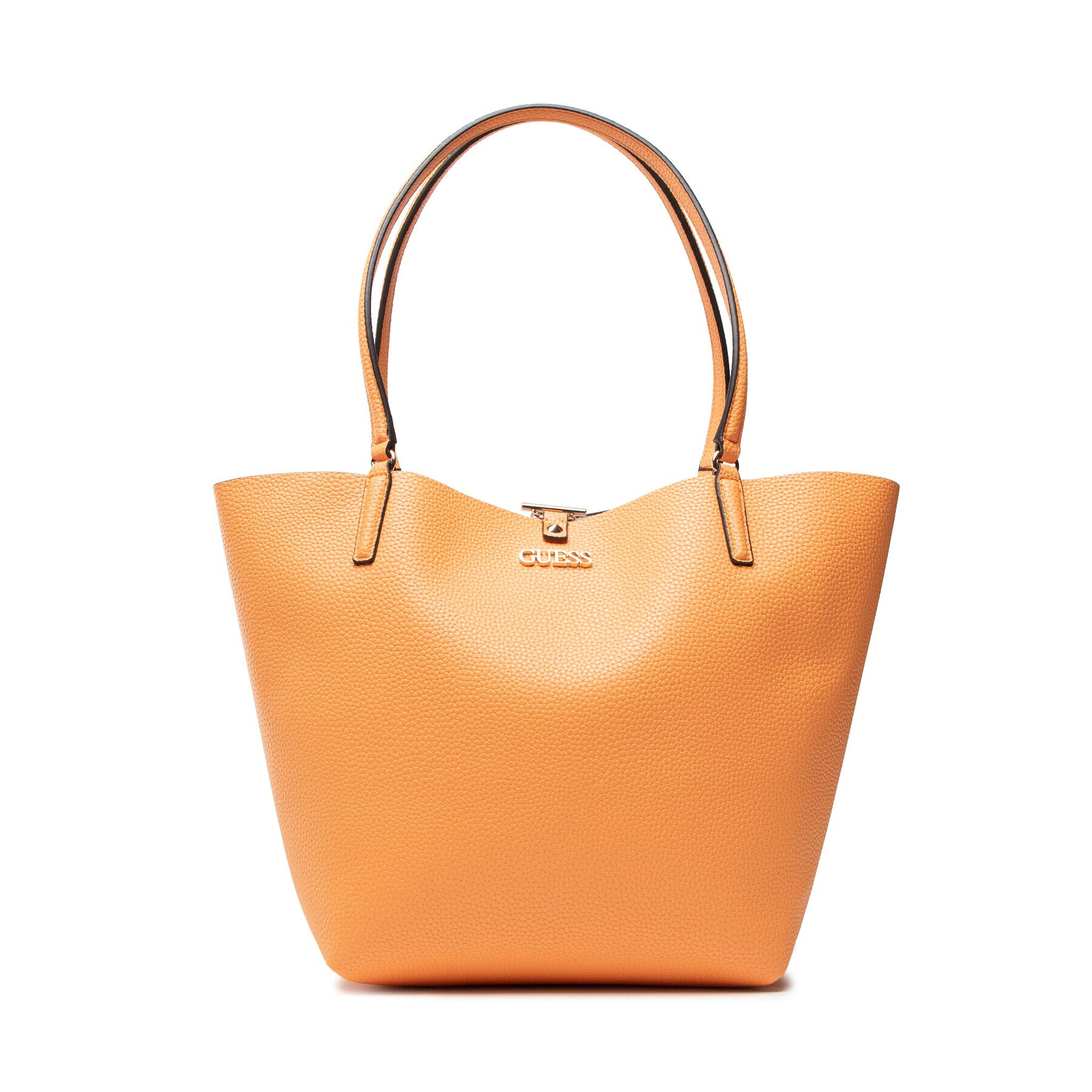 Guess Дамска чанта Alby Toggle Tote HWVG74 55230 Оранжев - Pepit.bg