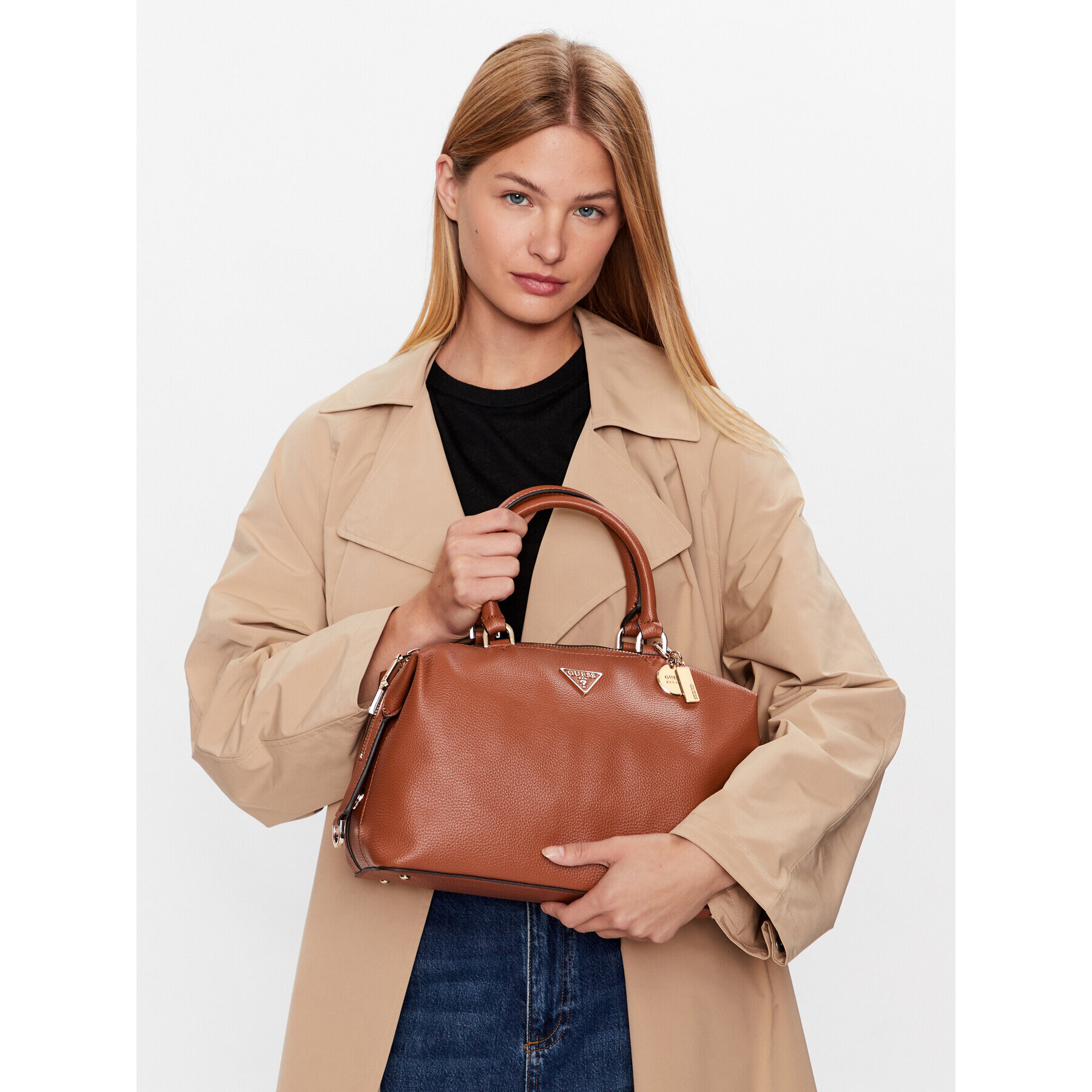 Guess Дамска чанта HWVG876 8060 Кафяв - Pepit.bg