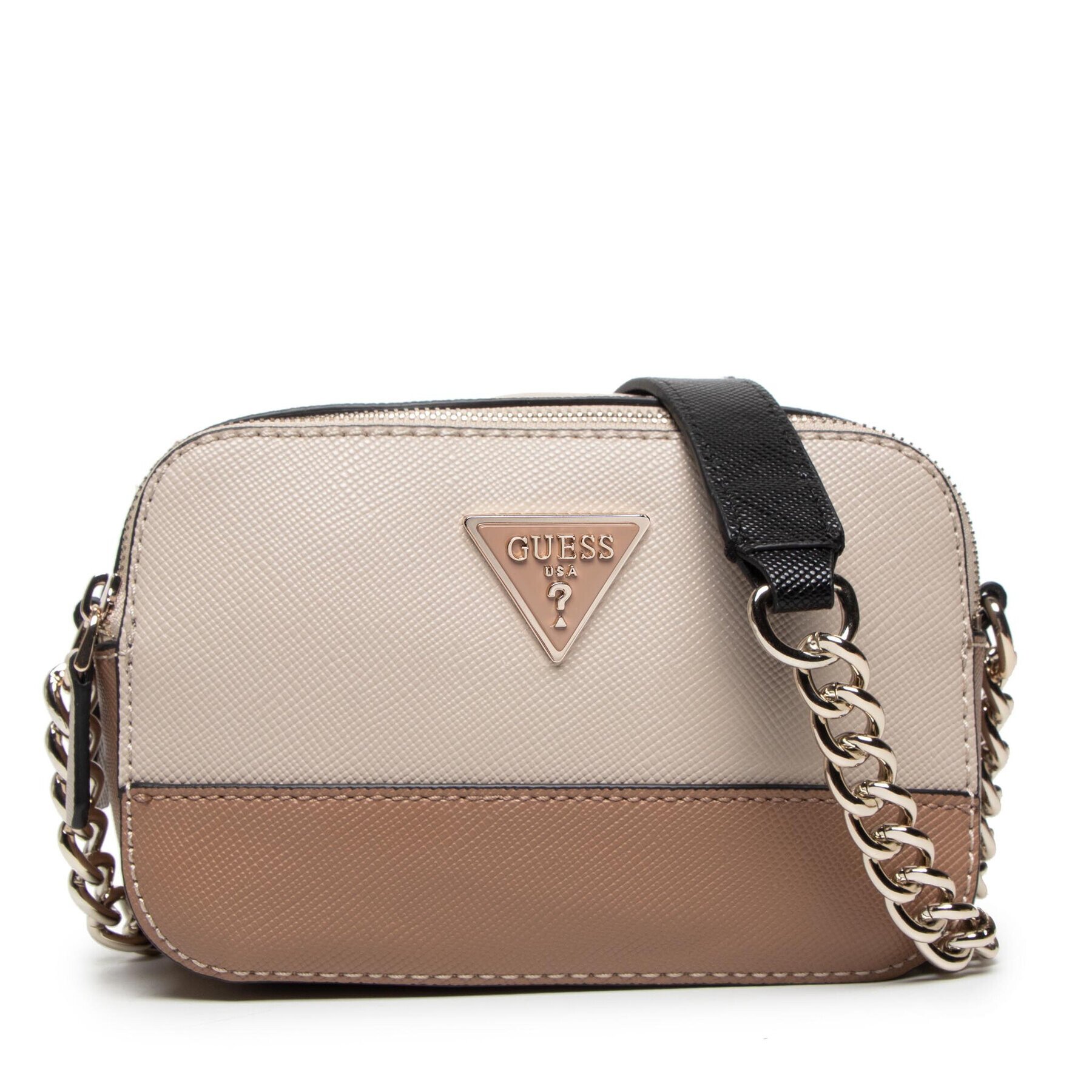 Guess Дамска чанта Noelle Crossbody Camera HWZG78 79140 Бежов - Pepit.bg