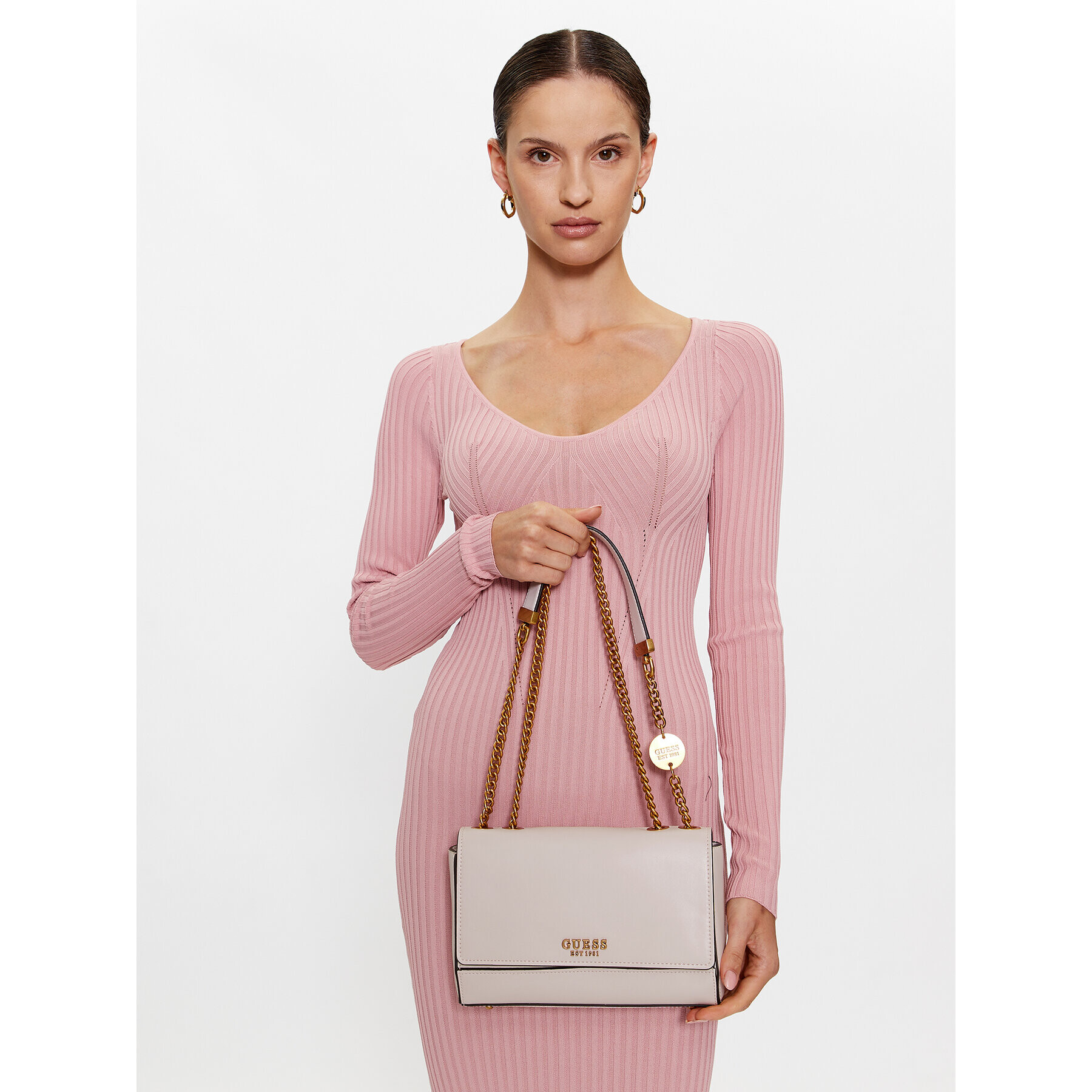 Guess Дамска чанта Iseline (VB) HWVB89 60210 Сив - Pepit.bg