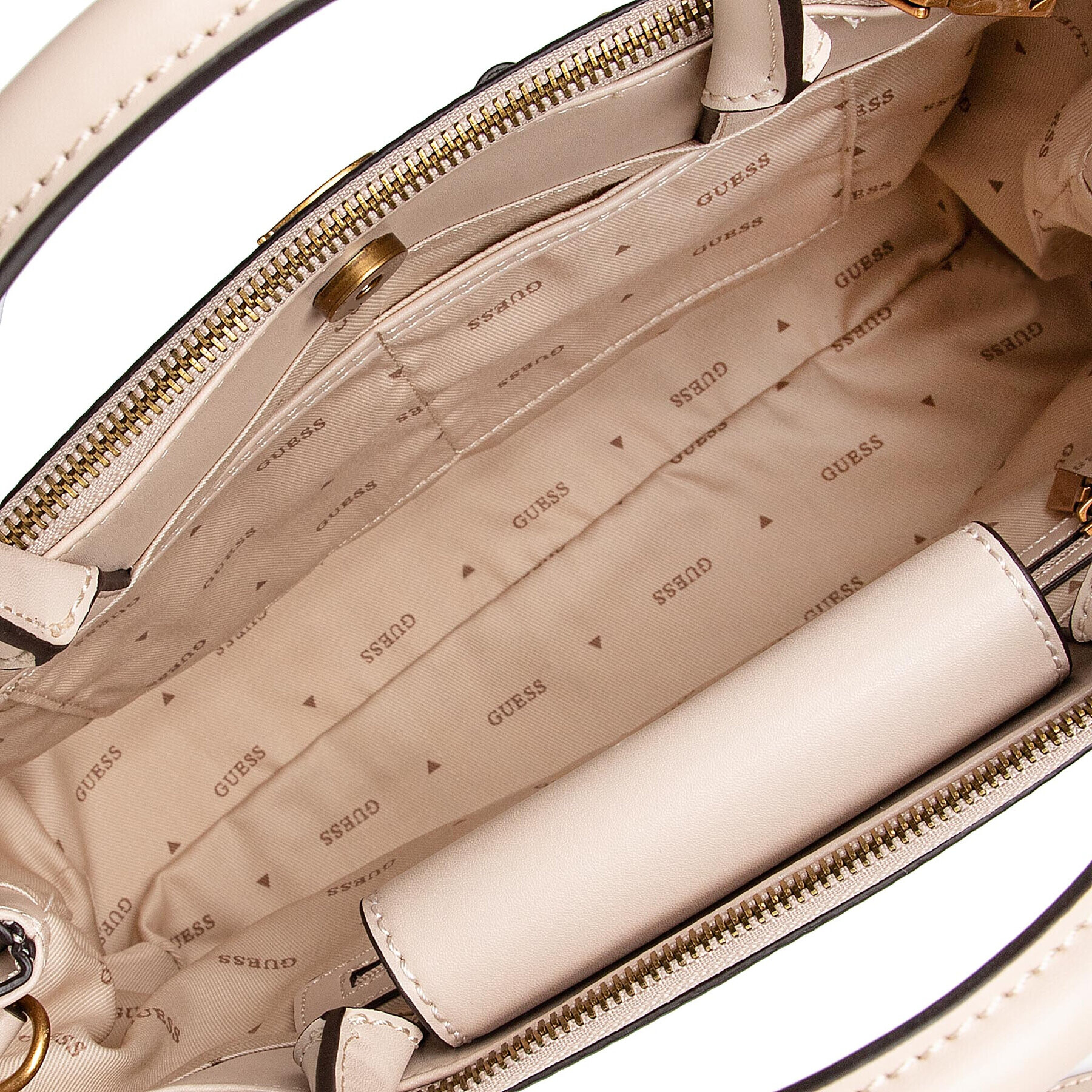 Guess Дамска чанта Izzy HWVB86 54060 Бежов - Pepit.bg