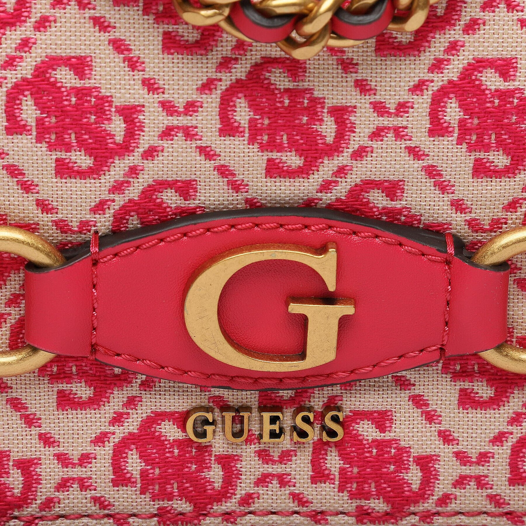 Guess Дамска чанта Izzy (JB) HWJB86 54210 Розов - Pepit.bg