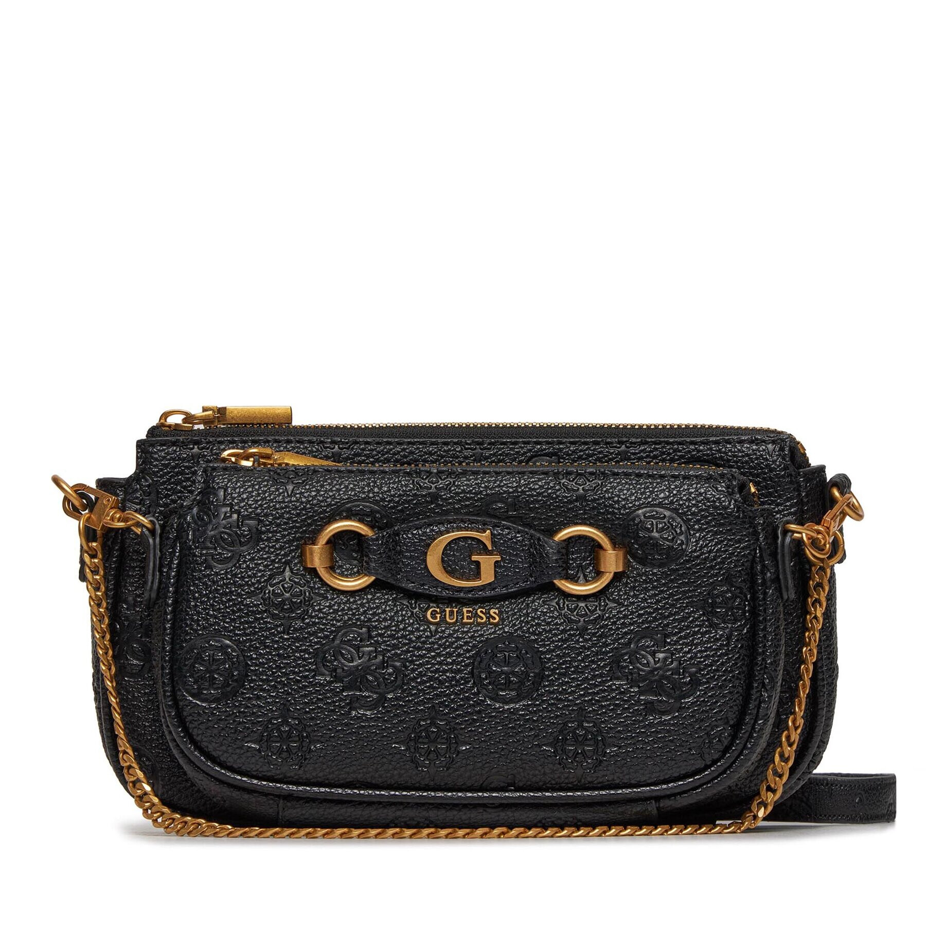 Guess Дамска чанта Izzy Peony (PD) Mini-Bags HWPD92 09710 Черен - Pepit.bg