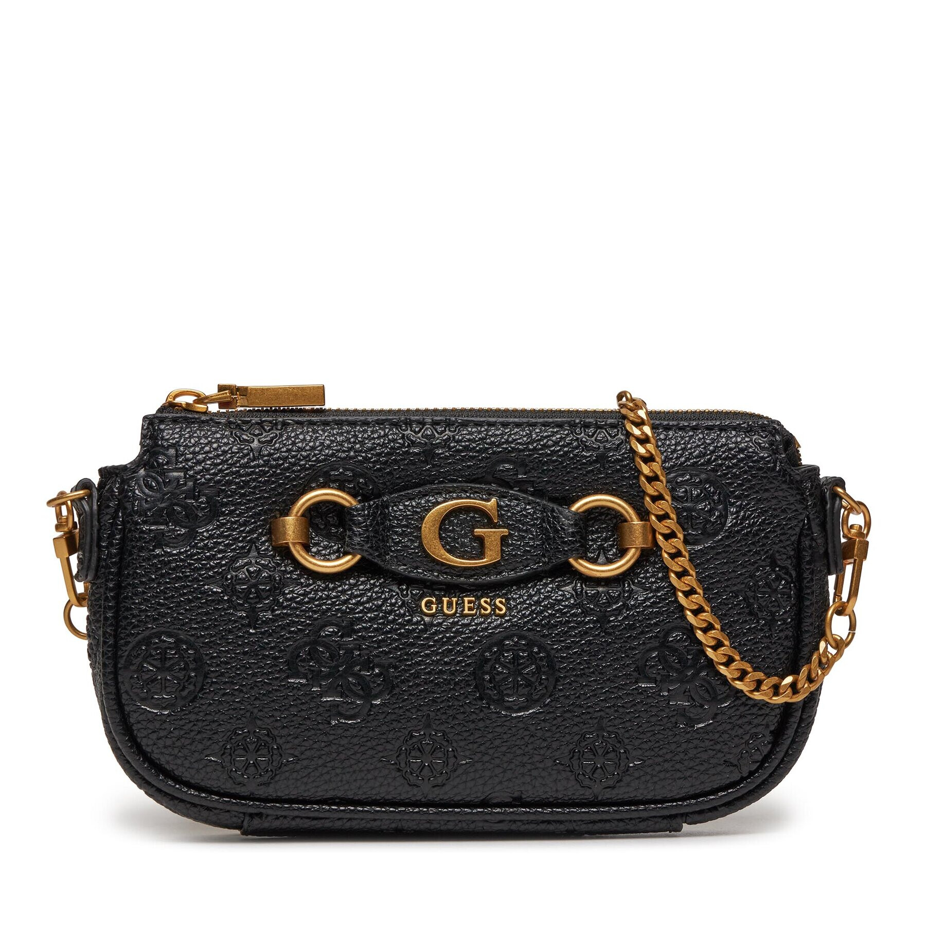 Guess Дамска чанта Izzy Peony (PD) Mini-Bags HWPD92 09710 Черен - Pepit.bg