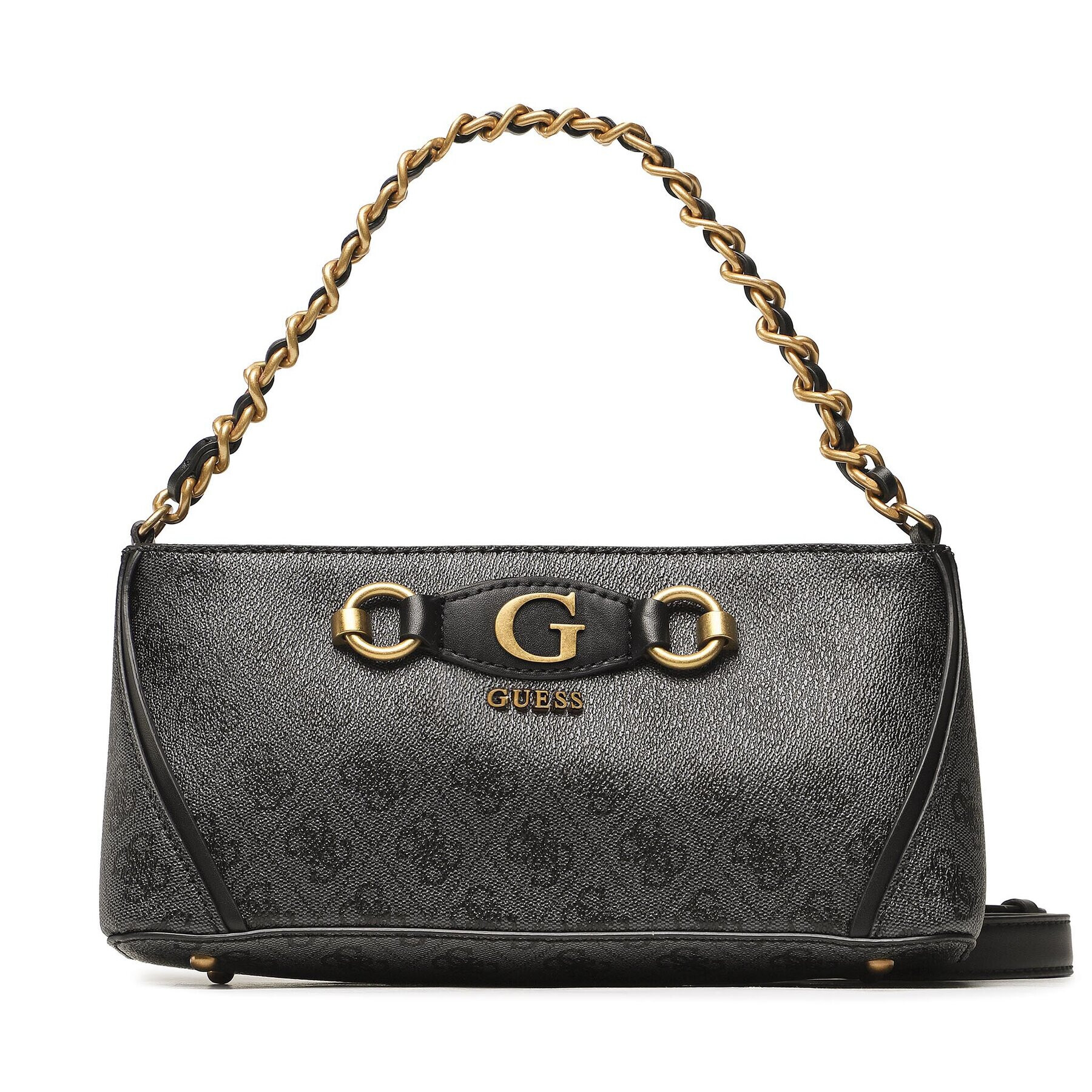Guess Дамска чанта Izzy (SB) HWSB86 54120 Черен - Pepit.bg