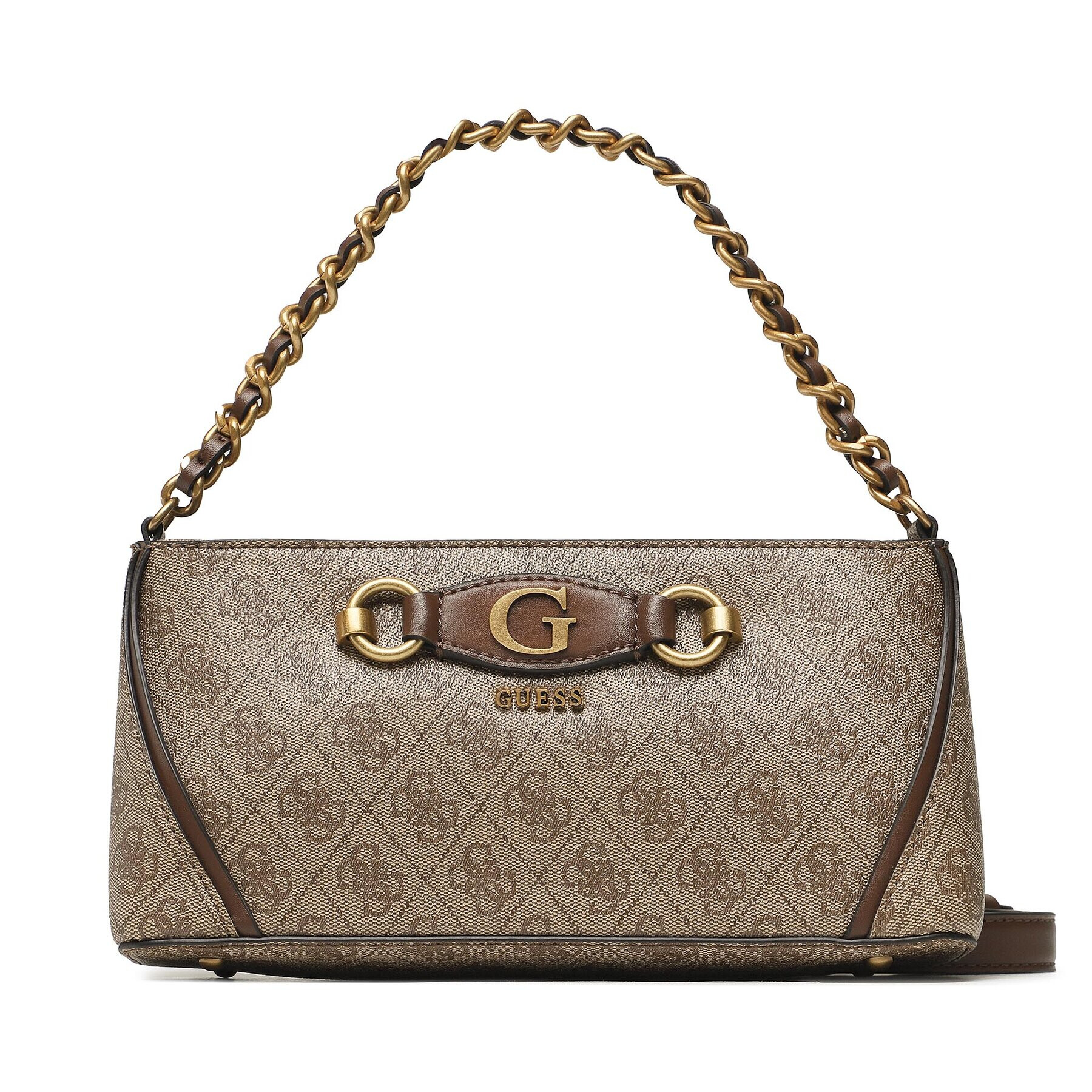 Guess Дамска чанта Izzy (SB) HWSB86 54120 Кафяв - Pepit.bg