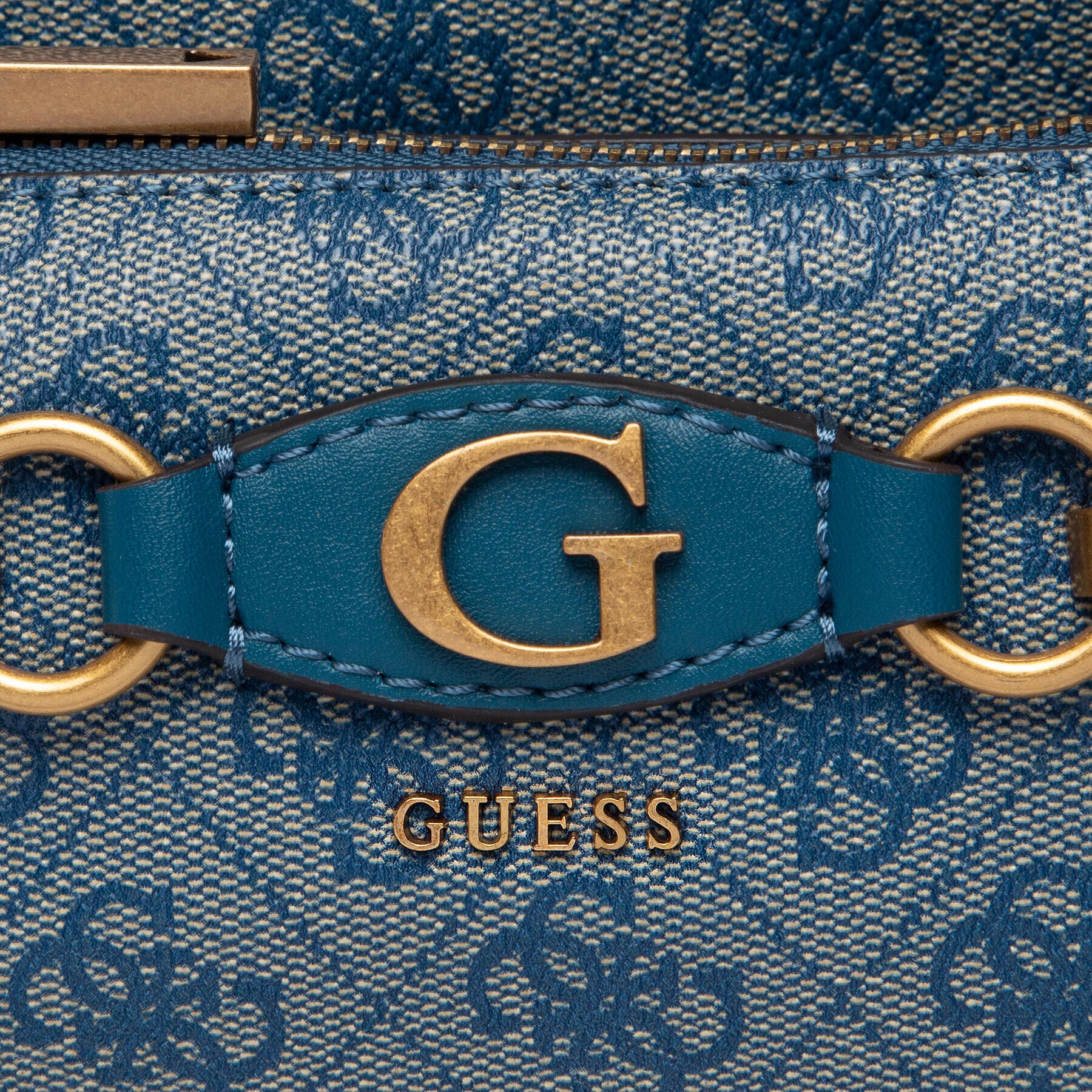 Guess Дамска чанта Izzy (SB) Mini Bags HWSB86 54700 Син - Pepit.bg