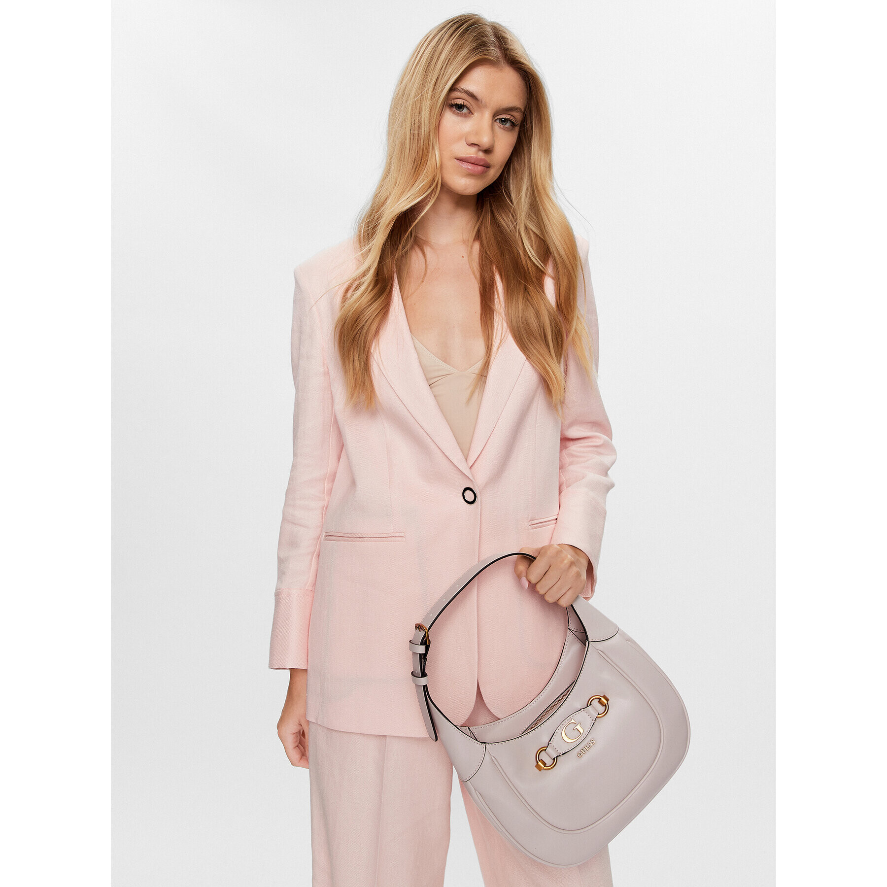 Guess Дамска чанта Izzy (VB) HWVB86 54020 Бежов - Pepit.bg