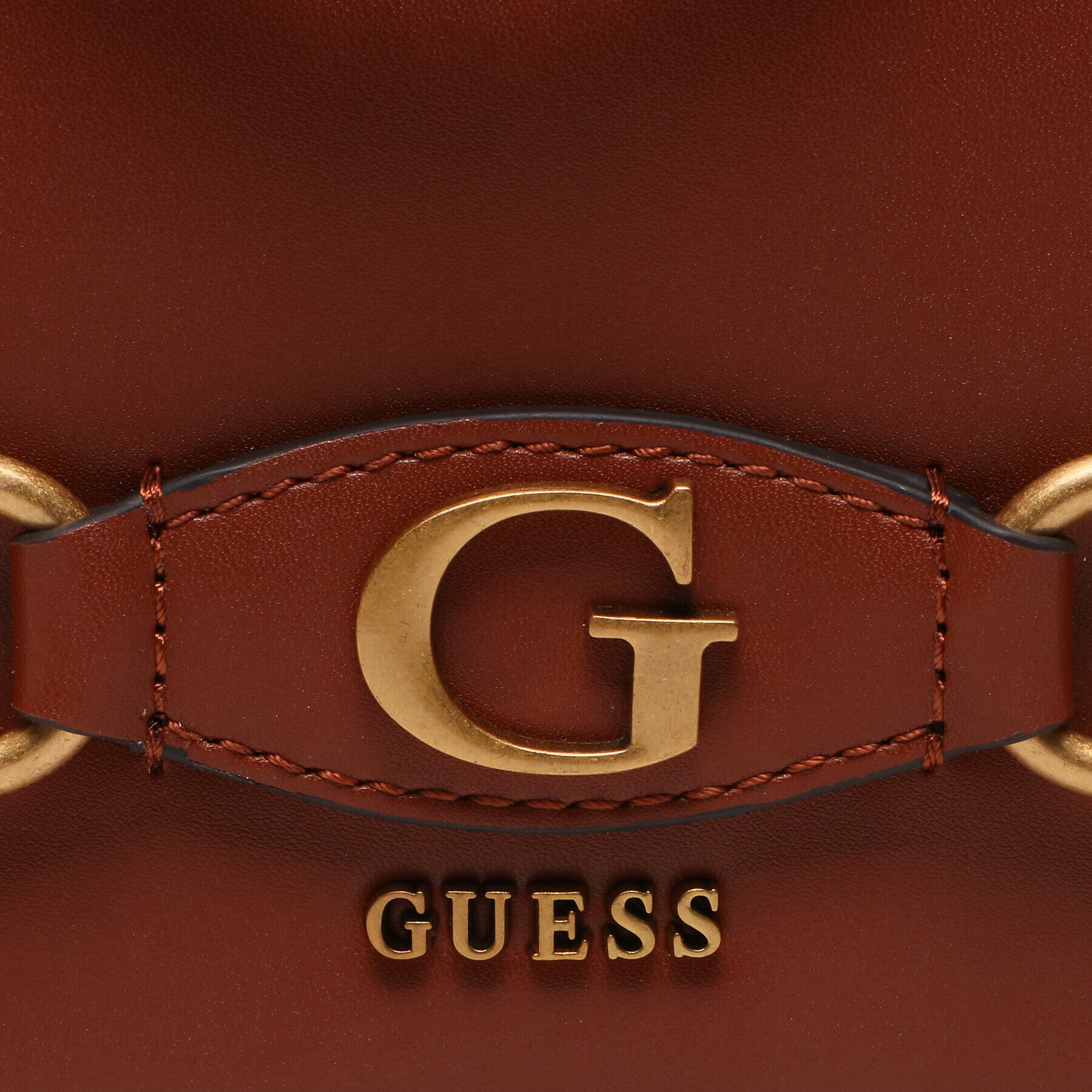 Guess Дамска чанта Izzy (VB) HWVB86 54210 Кафяв - Pepit.bg