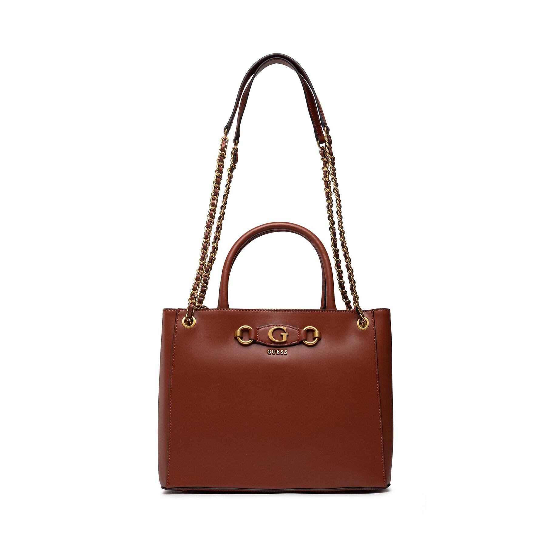 Guess Дамска чанта Izzy (VB) HWVB86 54230 Кафяв - Pepit.bg