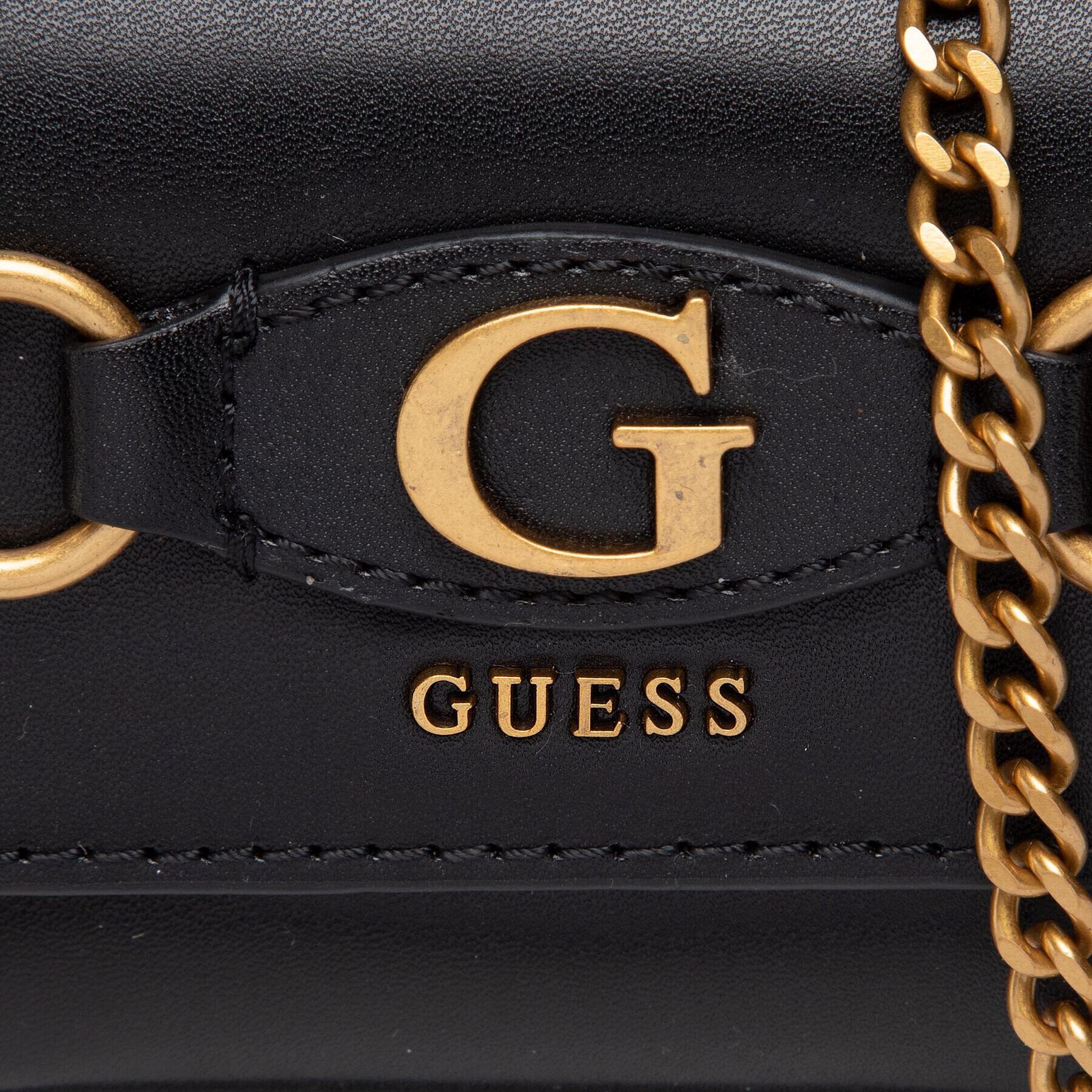 Guess Дамска чанта Izzy (VB) Mini Bags HWVB86 54770 Черен - Pepit.bg
