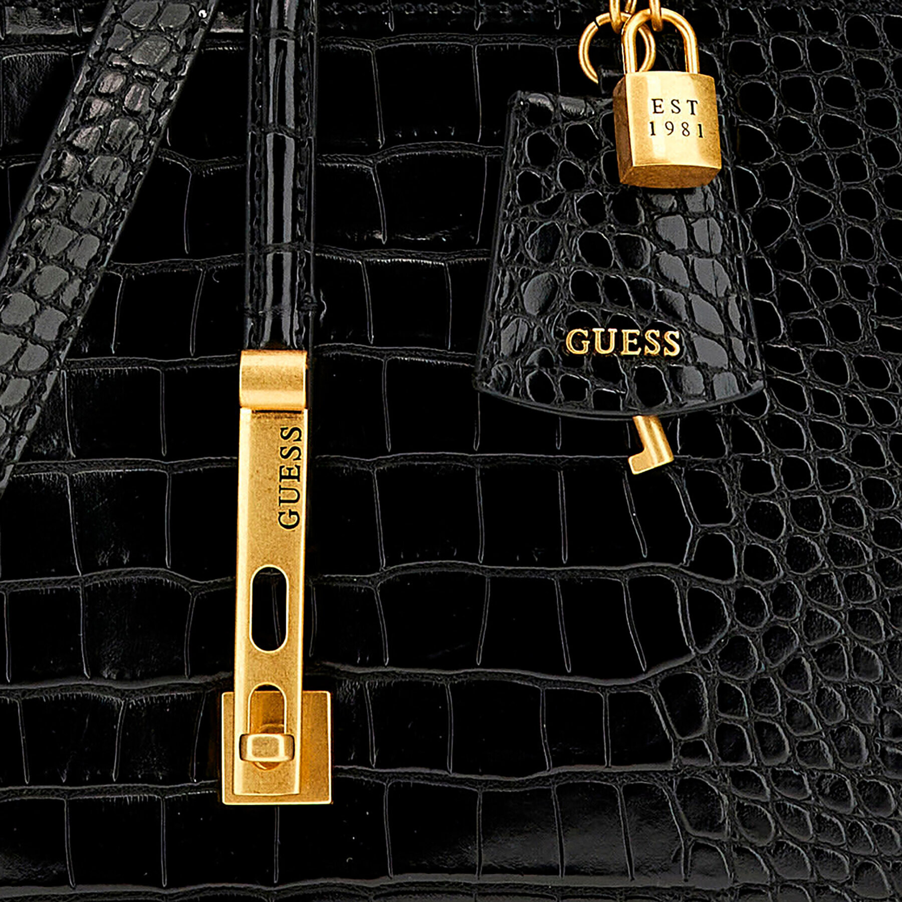 Guess Дамска чанта James (CA) HWCA87 73060 Черен - Pepit.bg