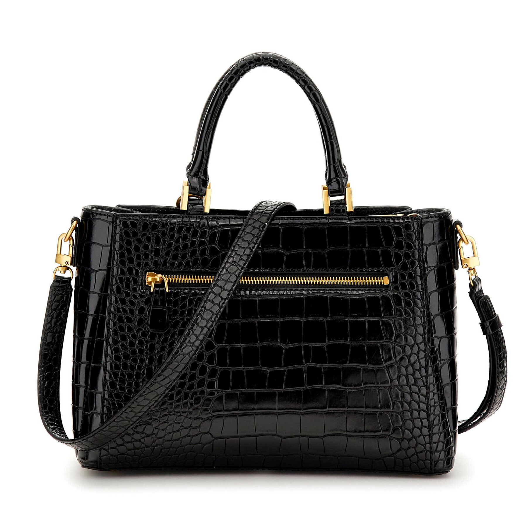 Guess Дамска чанта James (CA) HWCA87 73060 Черен - Pepit.bg