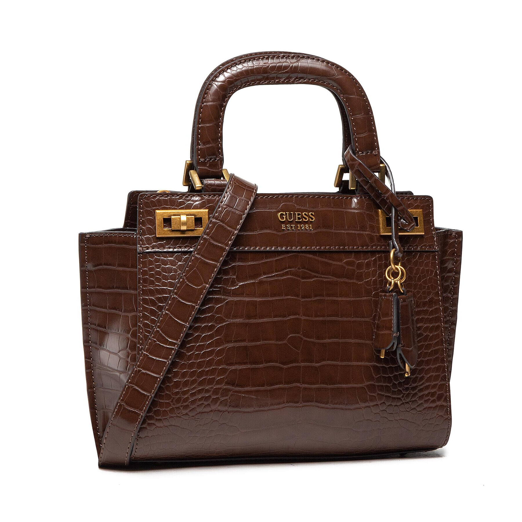 Guess Дамска чанта Katey (CB) HWCB78 70060 Кафяв - Pepit.bg