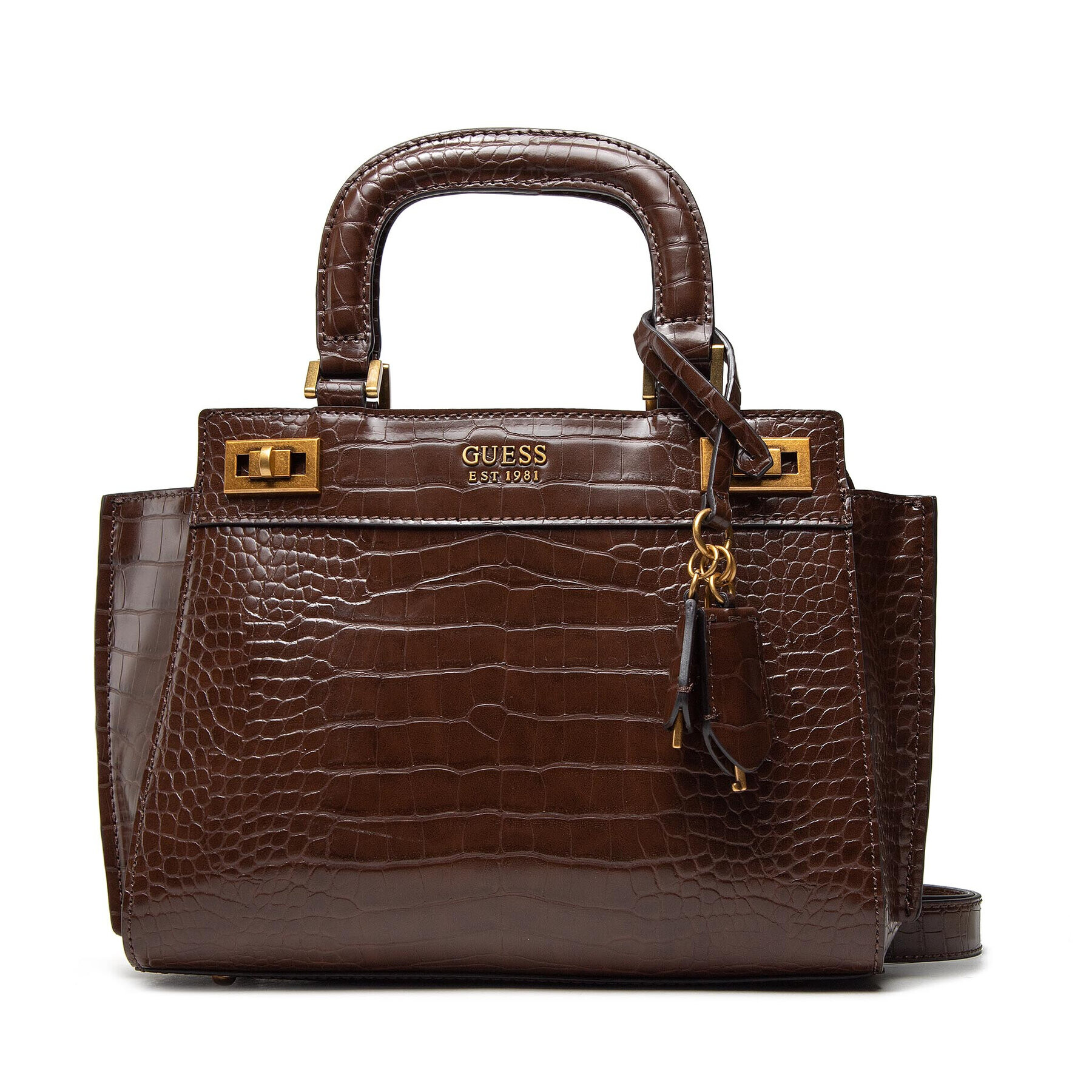 Guess Дамска чанта Katey (CB) HWCB78 70060 Кафяв - Pepit.bg