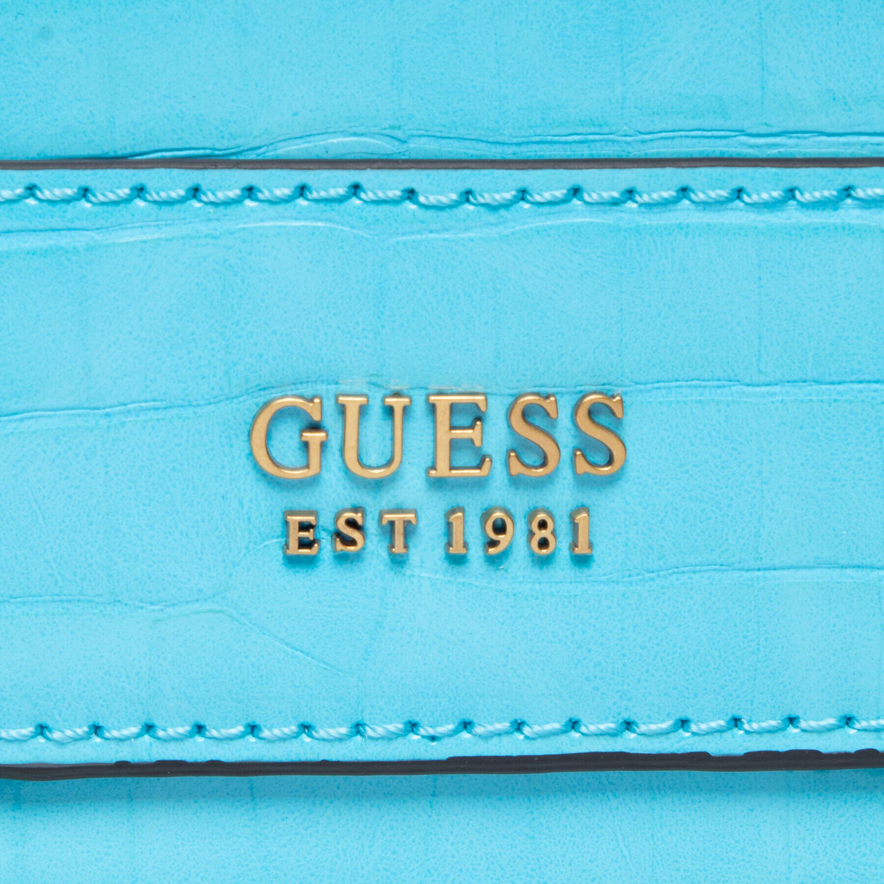 Guess Дамска чанта Katey Croc (CB) HWCB84 94190 Син - Pepit.bg