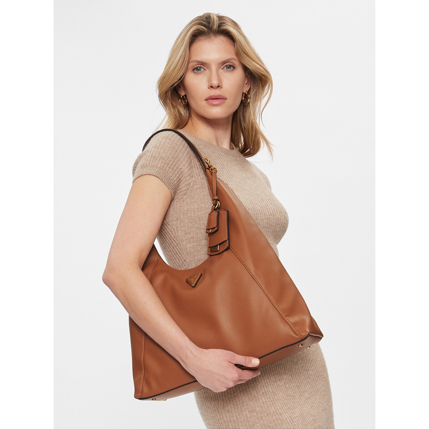 Guess Дамска чанта Laryn (BA) HWBA91 96030 Кафяв - Pepit.bg