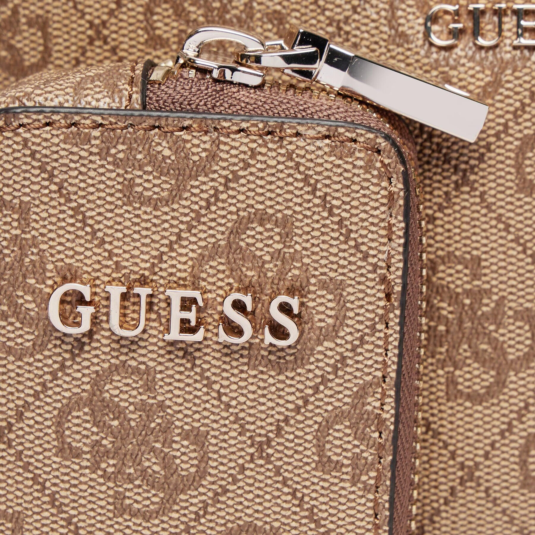 Guess Дамска чанта Latona (SG) Mini-Bags HWSG92 11750 Кафяв - Pepit.bg