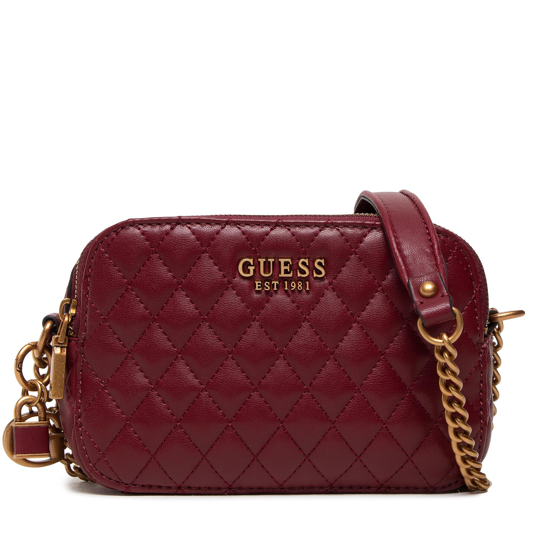 Guess Дамска чанта Maila (Qb) HWQB86 61140 Бордо - Pepit.bg