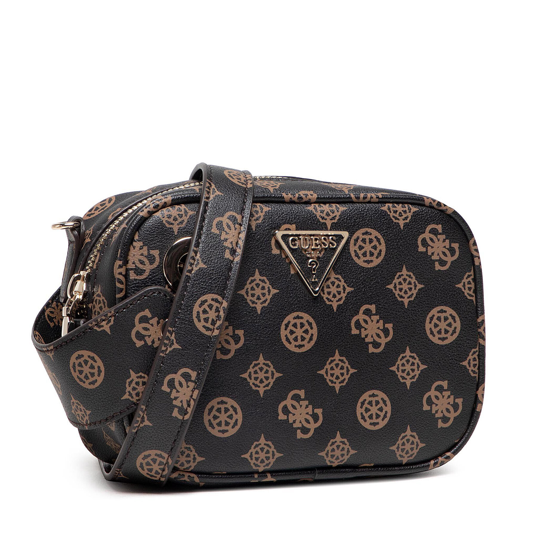 Guess Дамска чанта Manhattan (PG) Mini HWPG69 94720 Кафяв - Pepit.bg