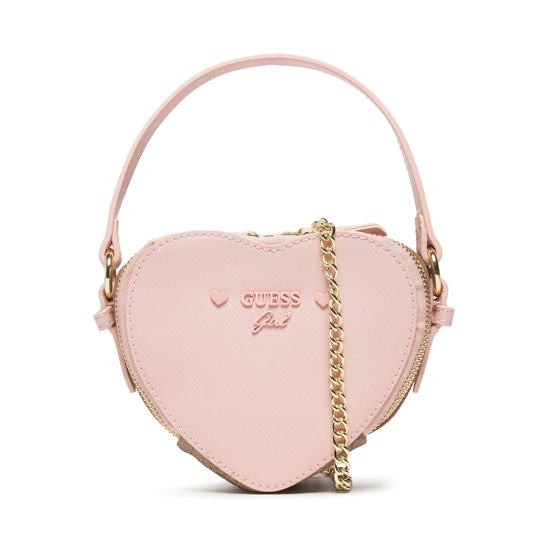 Guess Дамска чанта Micole Heartbag HGMIC2 PU222 Розов - Pepit.bg