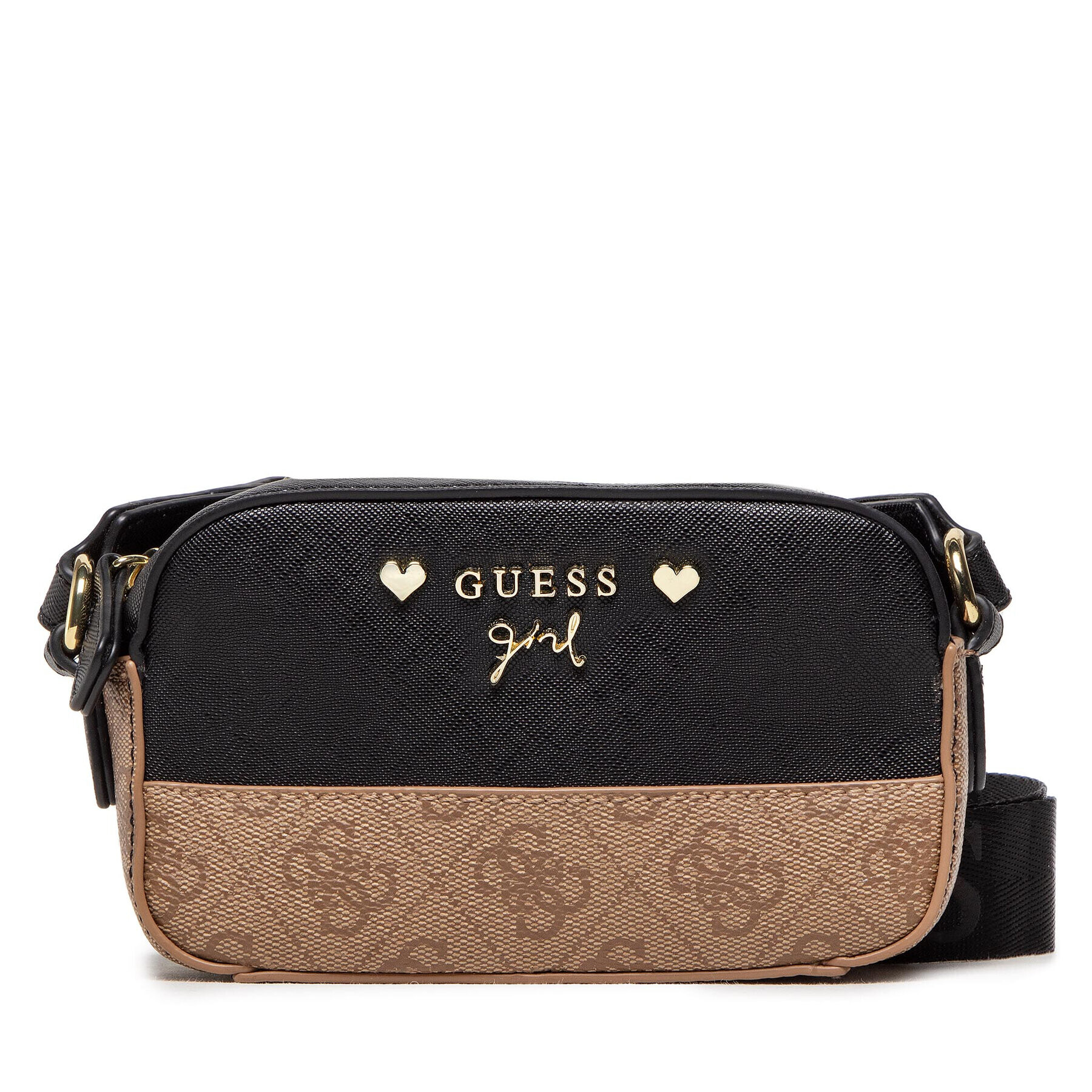 Guess Дамска чанта Micole HGMIC6 PU224 Черен - Pepit.bg