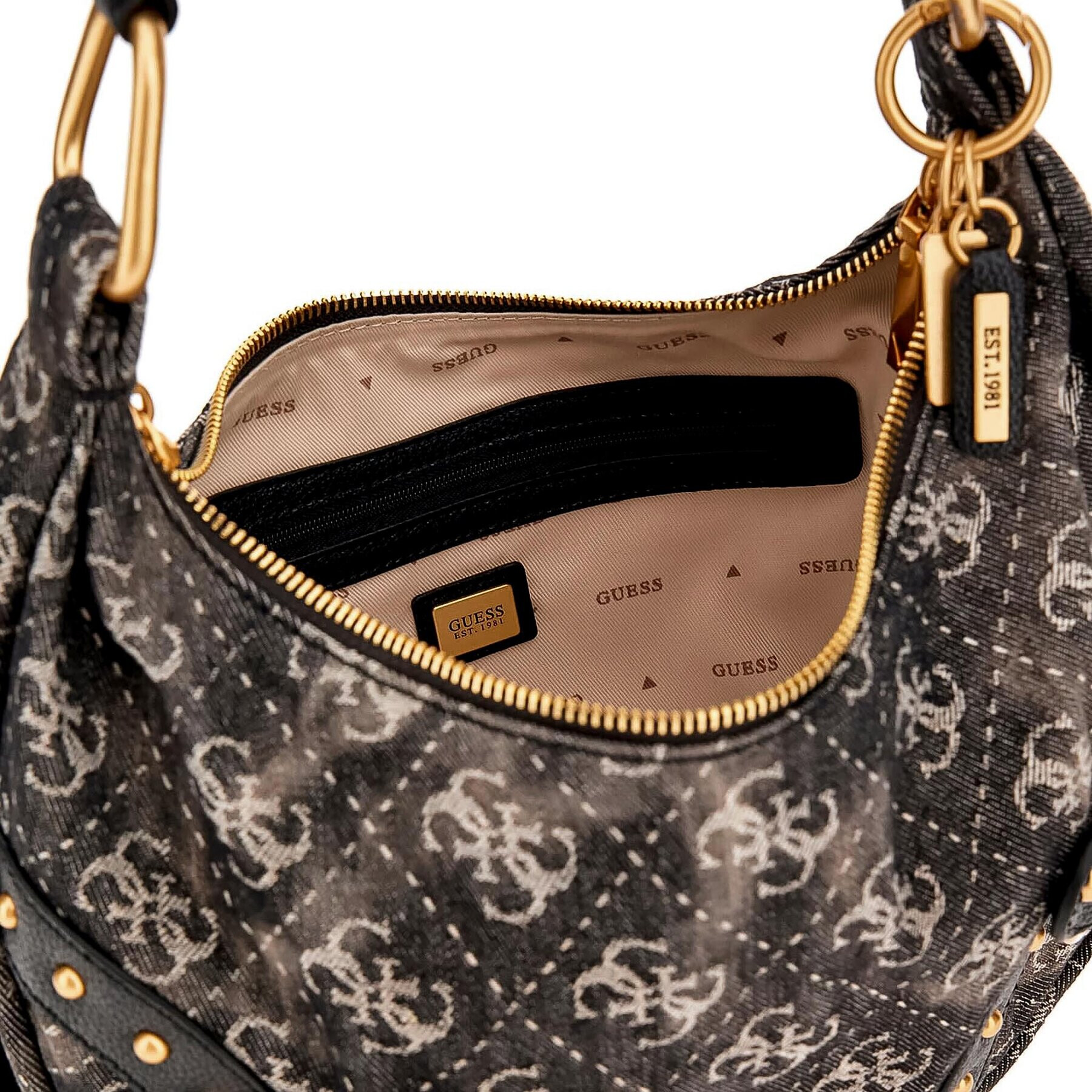 Guess Дамска чанта Natalya (DA) HWDA89 58020 Черен - Pepit.bg