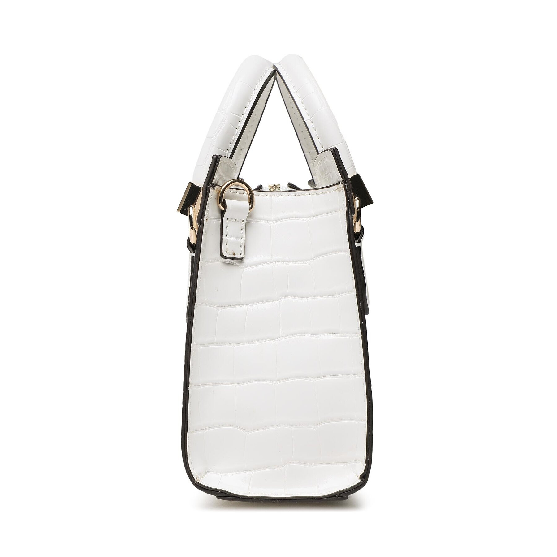 Guess Дамска чанта Nell Croc (CG) Mini Bags HWCG87 36760 Бял - Pepit.bg