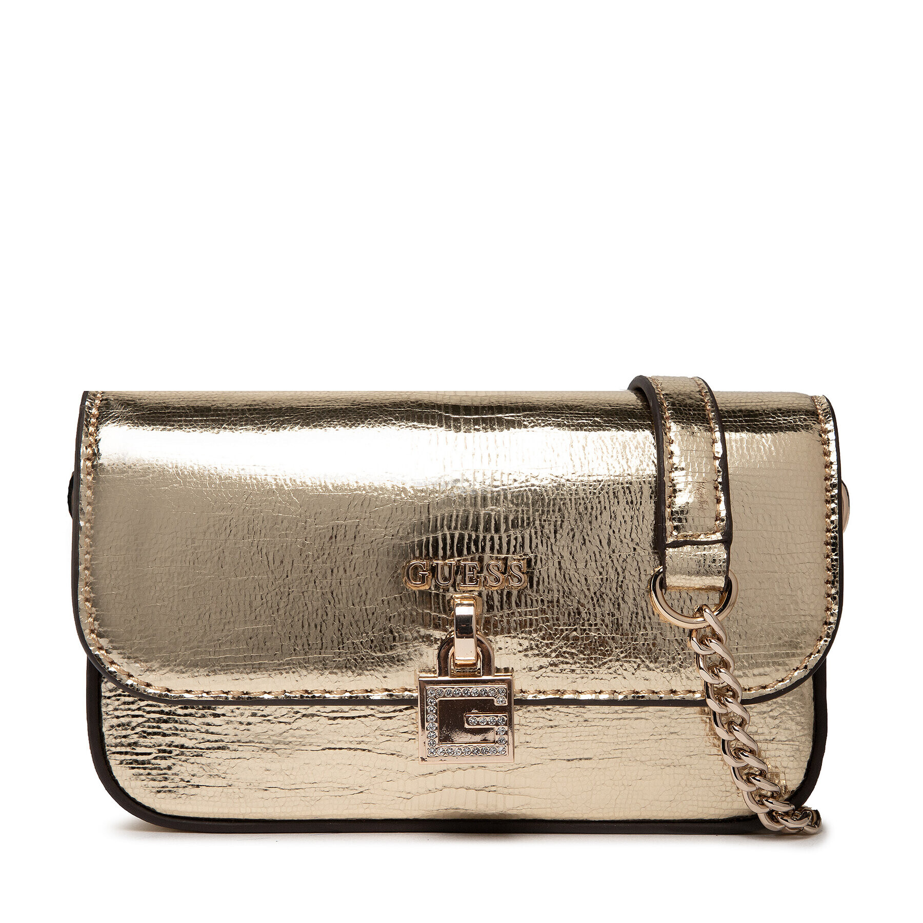 Guess Дамска чанта Night Fall (MG) Evening Bags HWMG84 85770 Златист - Pepit.bg