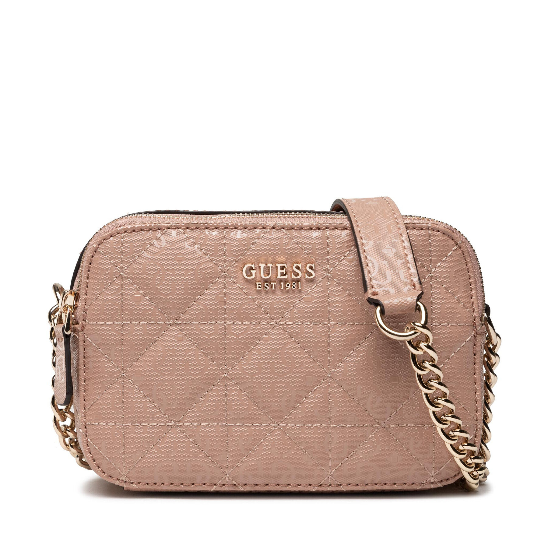 Guess Дамска чанта Noelle Crossbody Camera HWGS78 79140 Бежов - Pepit.bg