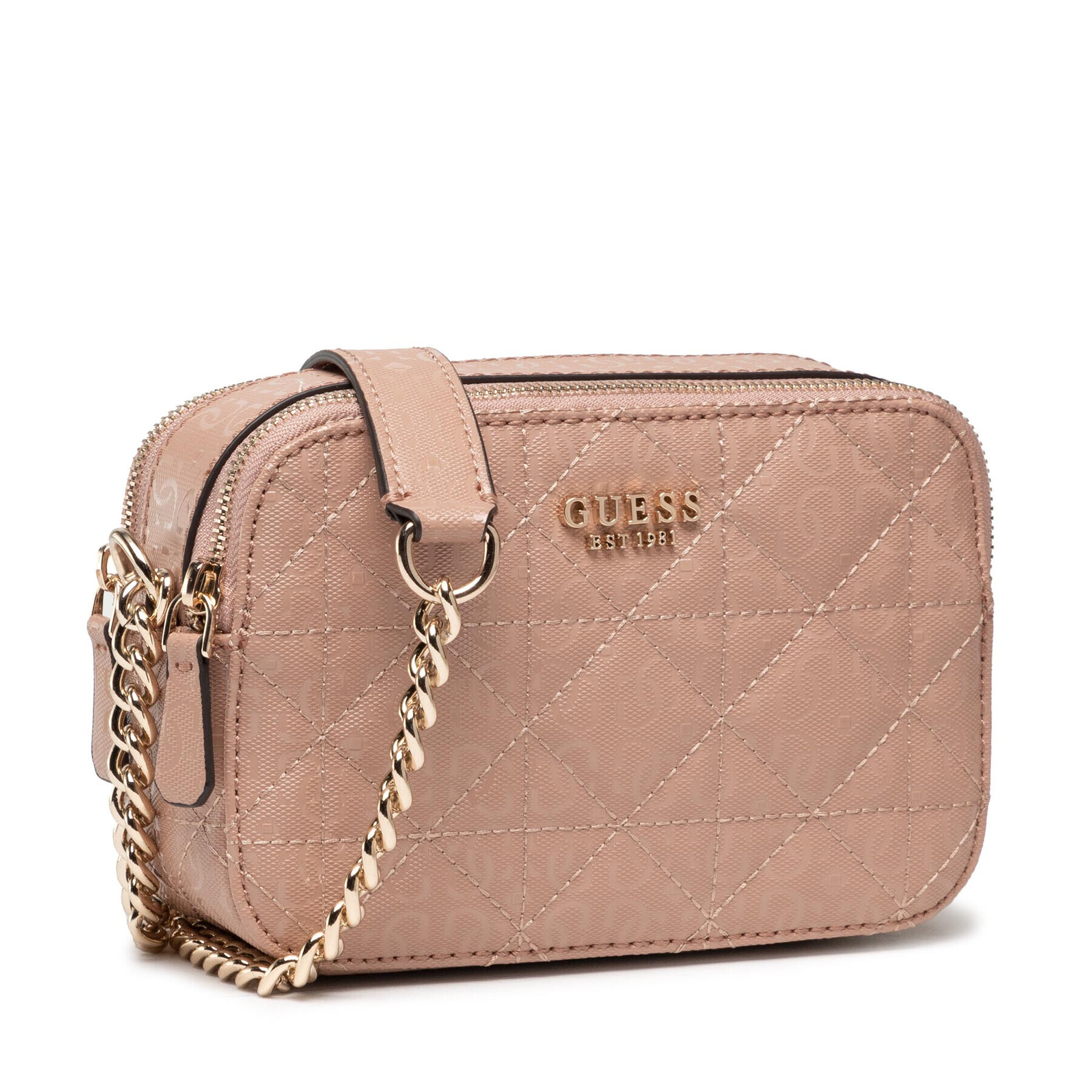 Guess Дамска чанта Noelle Crossbody Camera HWGS78 79140 Бежов - Pepit.bg