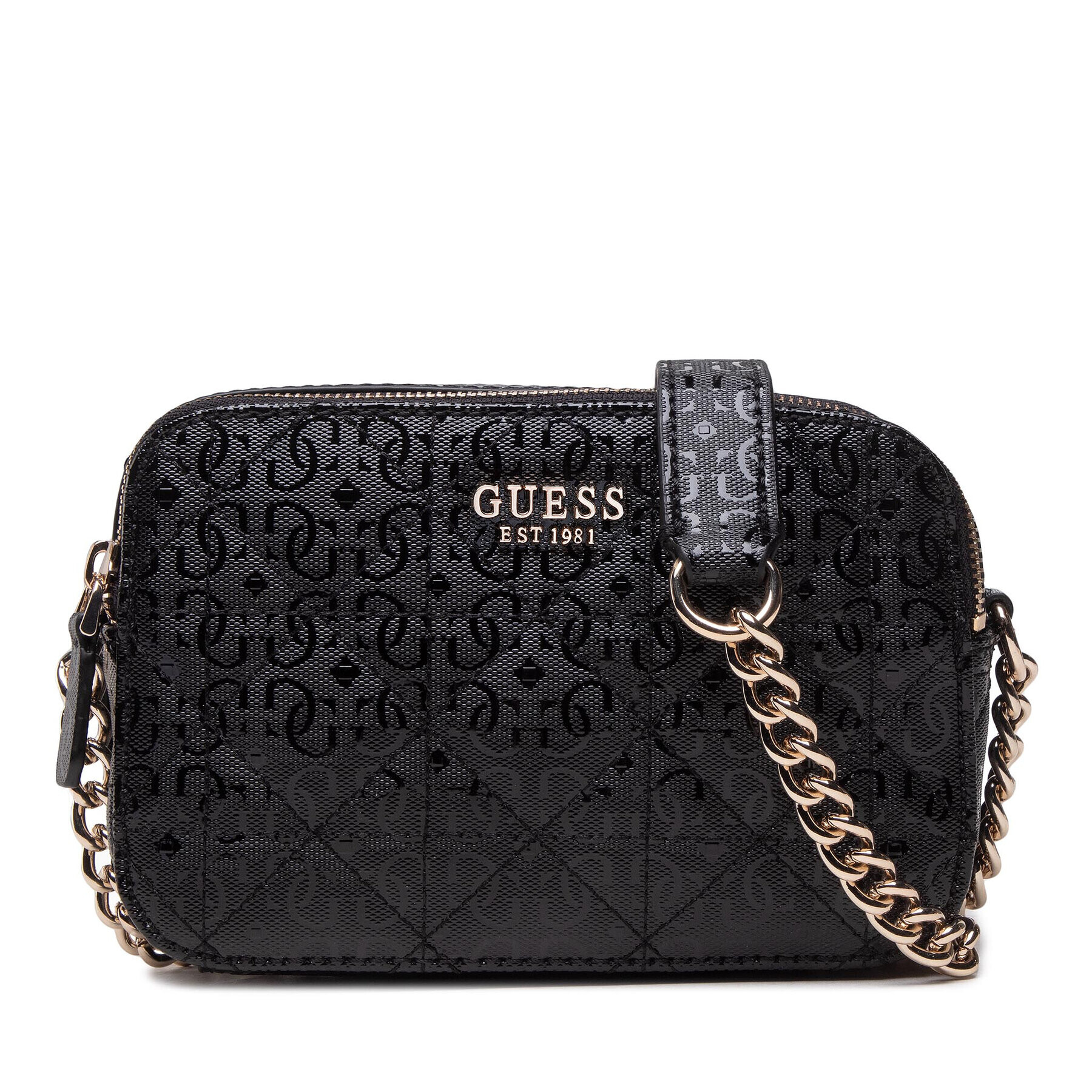 Guess Дамска чанта Noelle Crossbody Camera HWGS78 79140 Черен - Pepit.bg