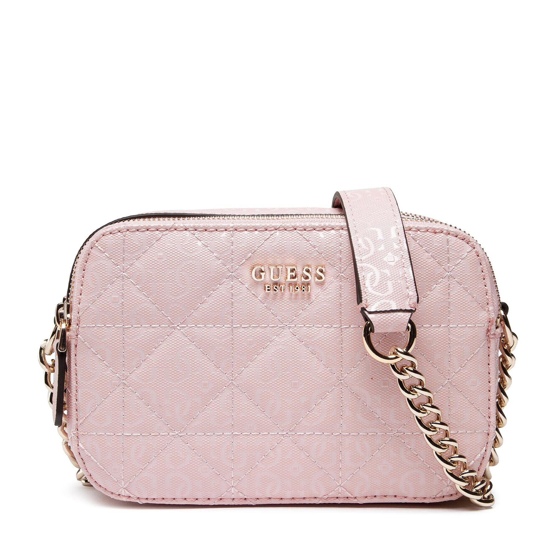 Guess Дамска чанта Noelle Crossbody Camera HWGS78 79140 Розов - Pepit.bg