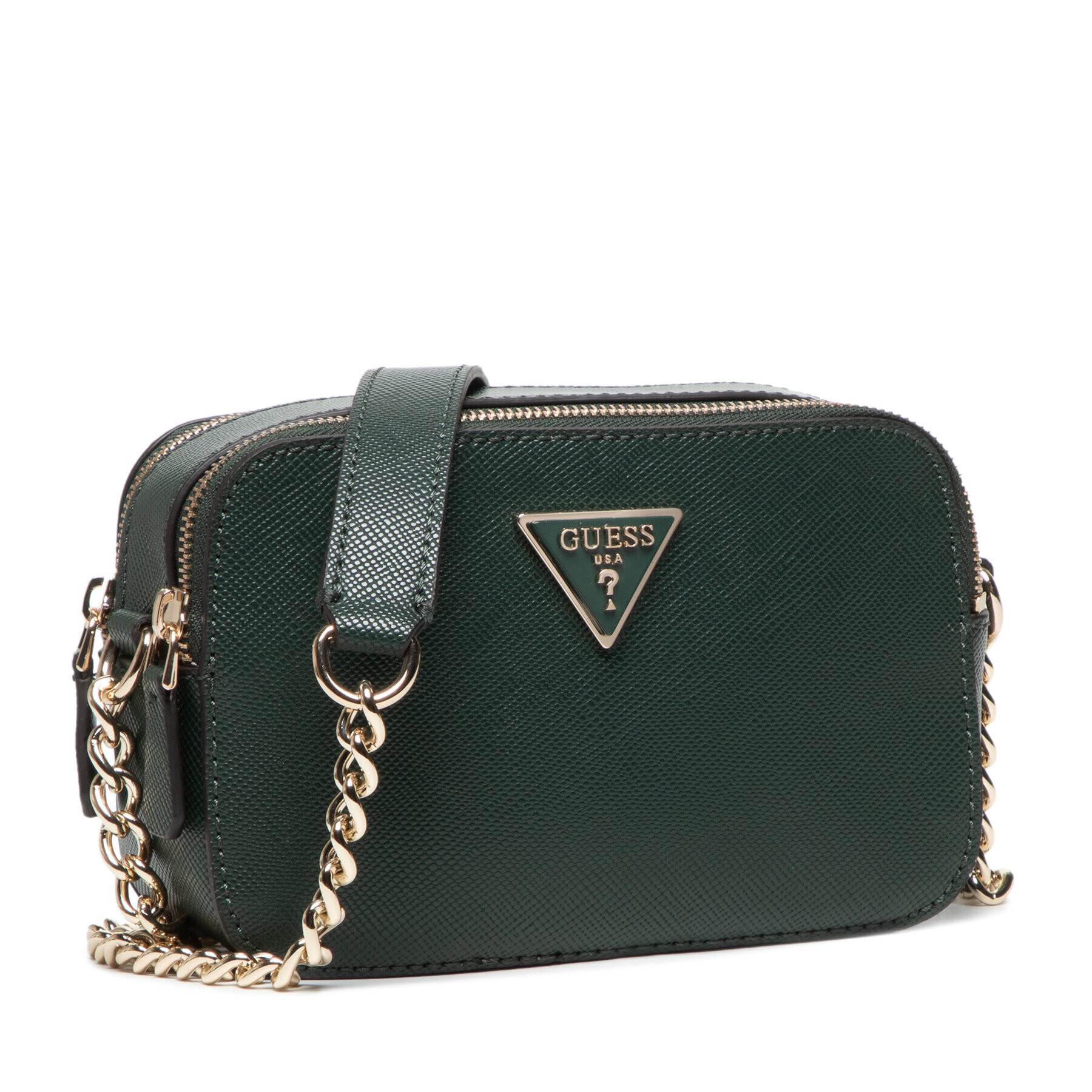 Guess Дамска чанта Noelle Crossbody Camera HWZG78 79140 Зелен - Pepit.bg