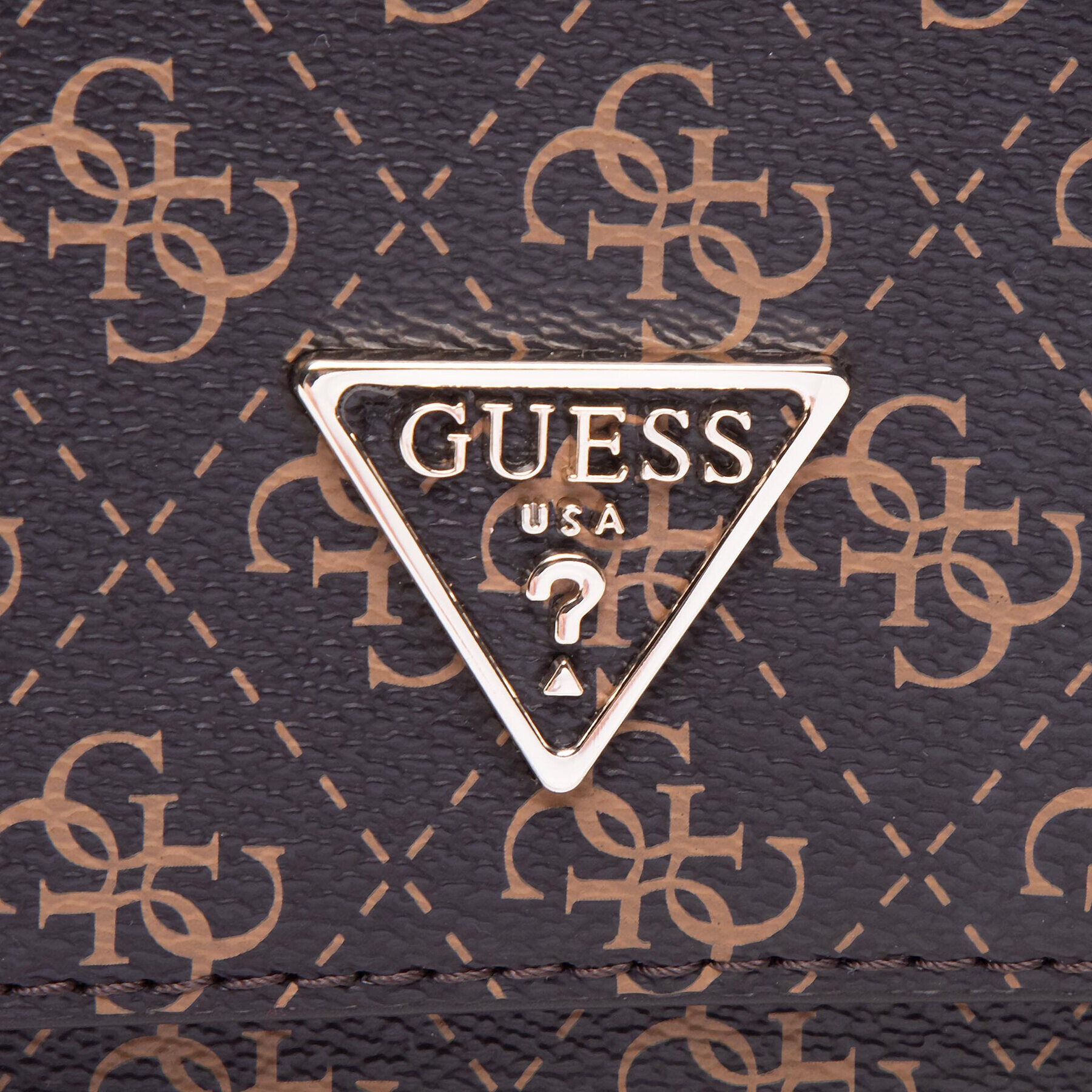 Guess Дамска чанта Noelle (PD) Mini HWQL78 79780 Кафяв - Pepit.bg