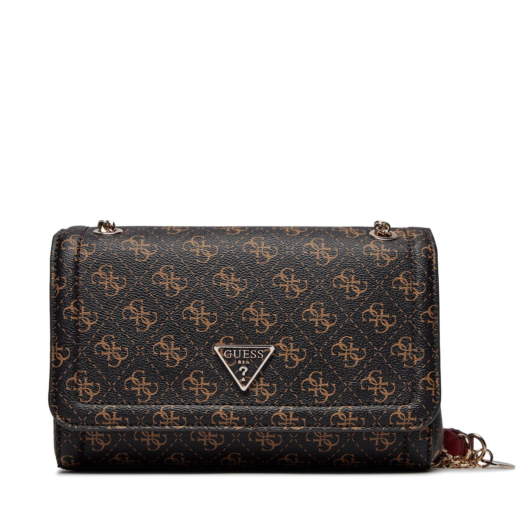 Guess Дамска чанта Noelle (QL) HWQL78 79210 Кафяв - Pepit.bg