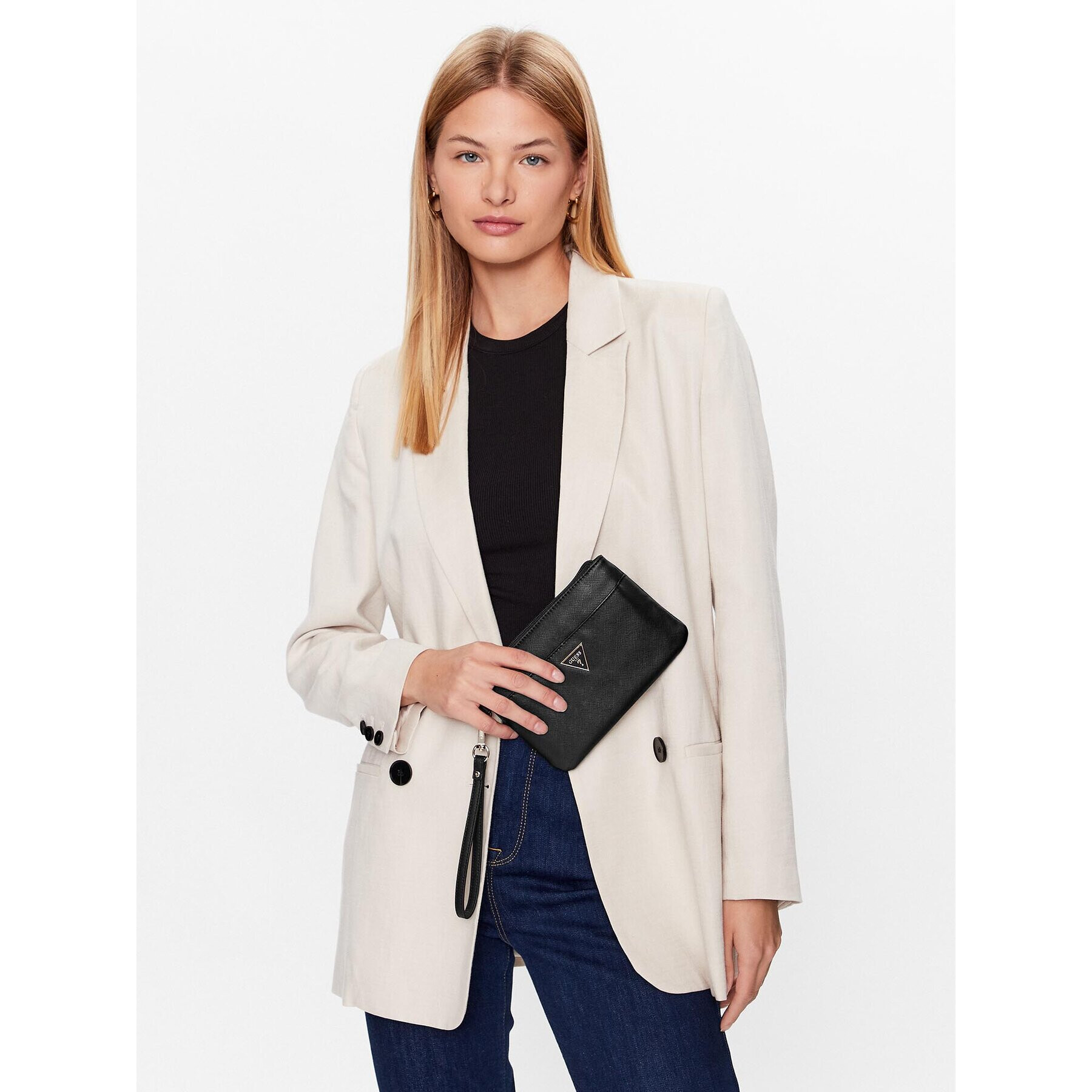 Guess Дамска чанта Not Coordinated Accessories PW1558 P3274 Черен - Pepit.bg