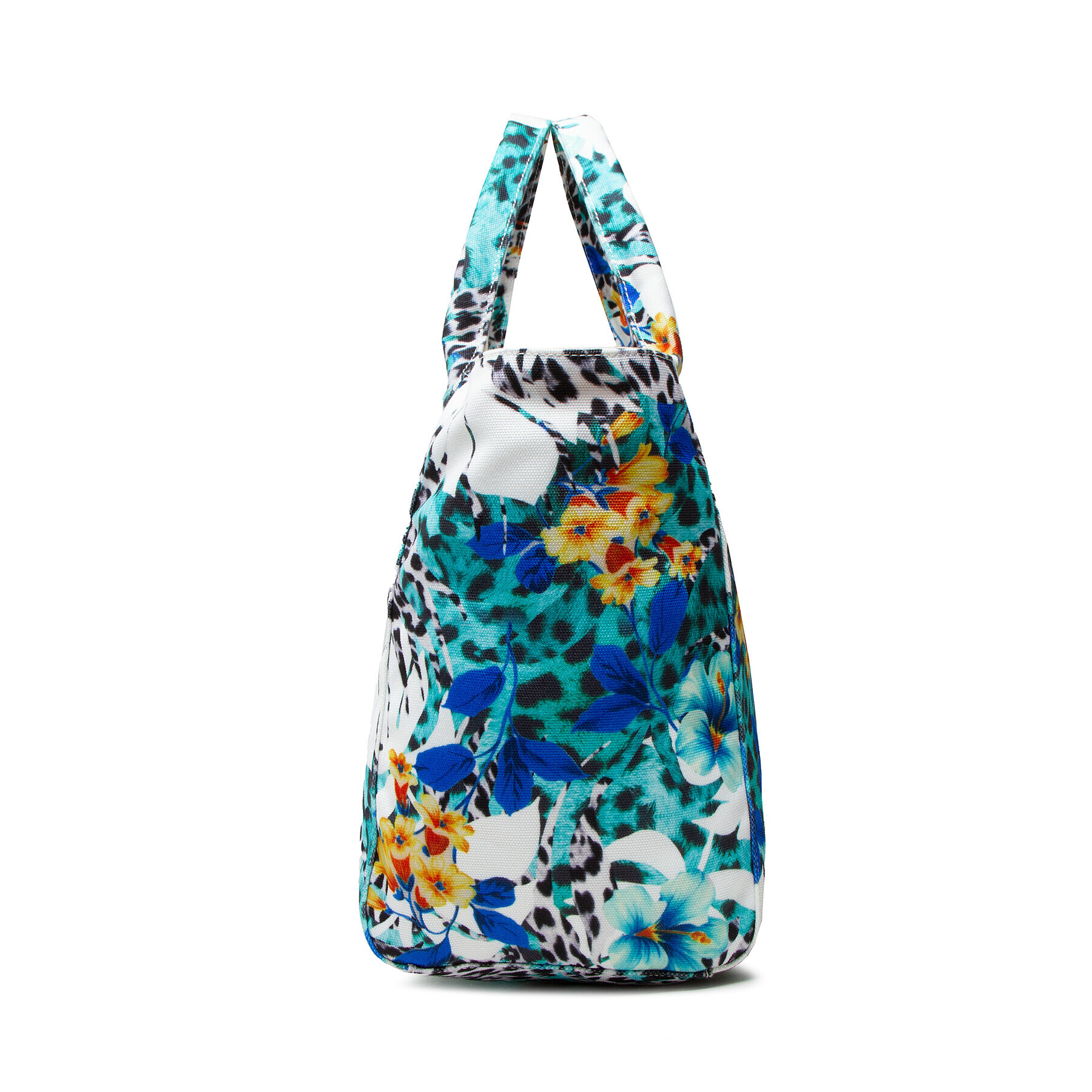 Guess Дамска чанта Printed Canvas Beach Bag E2GZ04 WO00F Цветен - Pepit.bg