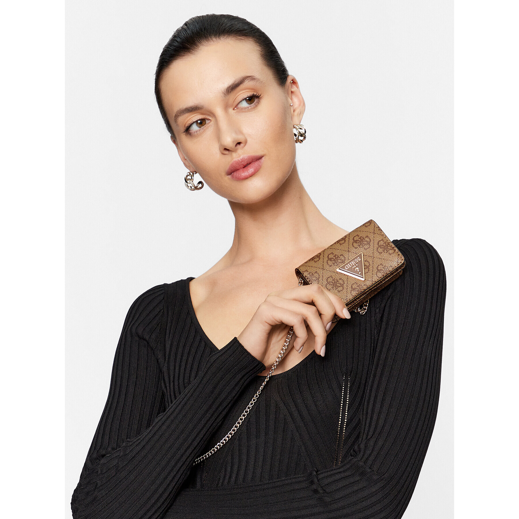 Guess Дамска чанта PWSG87 78860 Кафяв - Pepit.bg