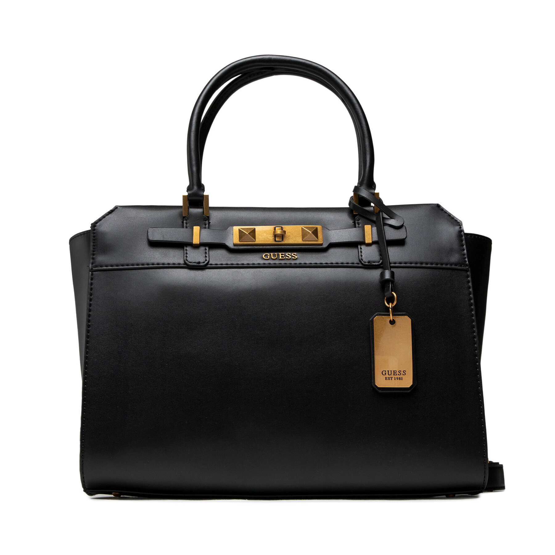 Guess Дамска чанта Raffie HWVB77 60230 Черен - Pepit.bg