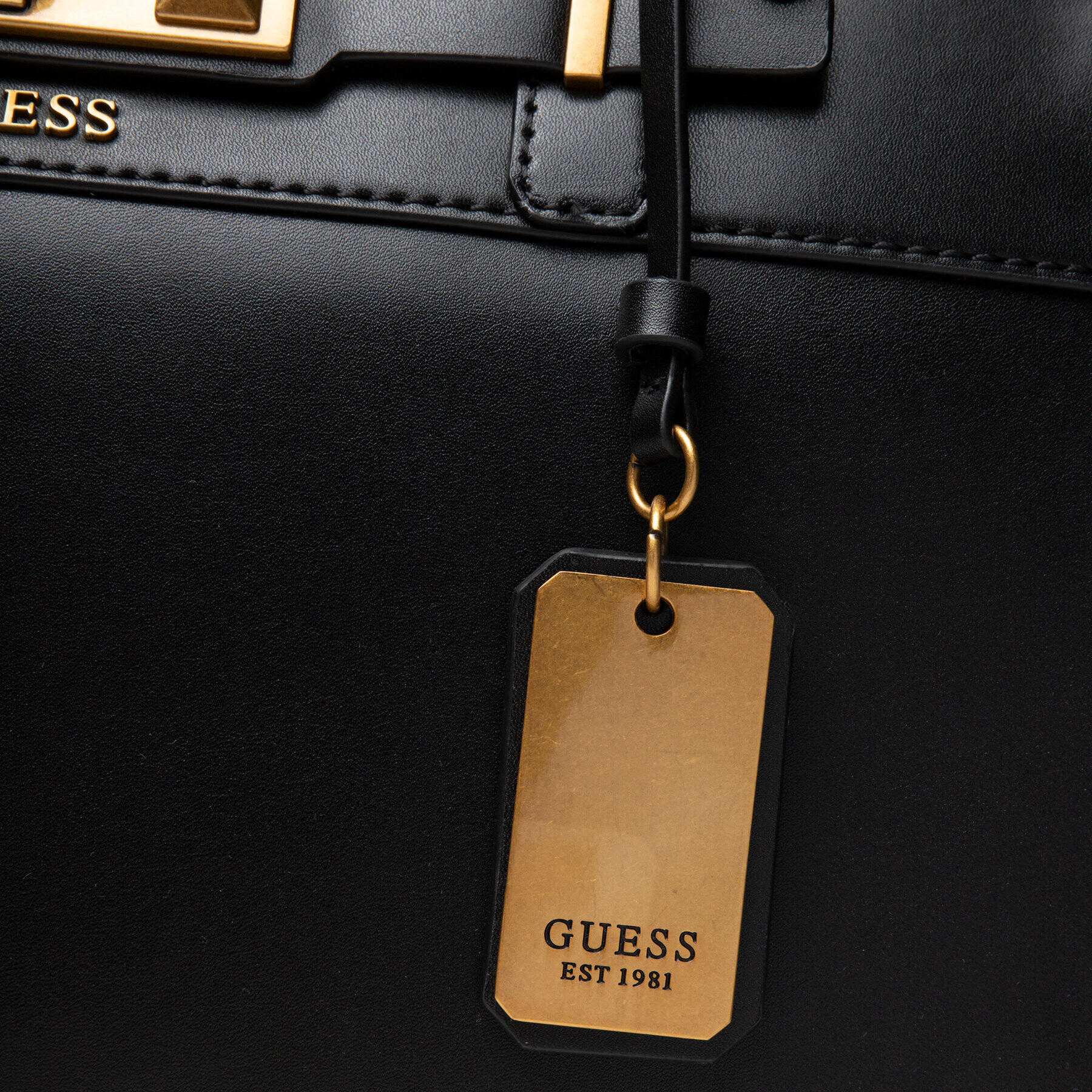 Guess Дамска чанта Raffie HWVB77 60230 Черен - Pepit.bg