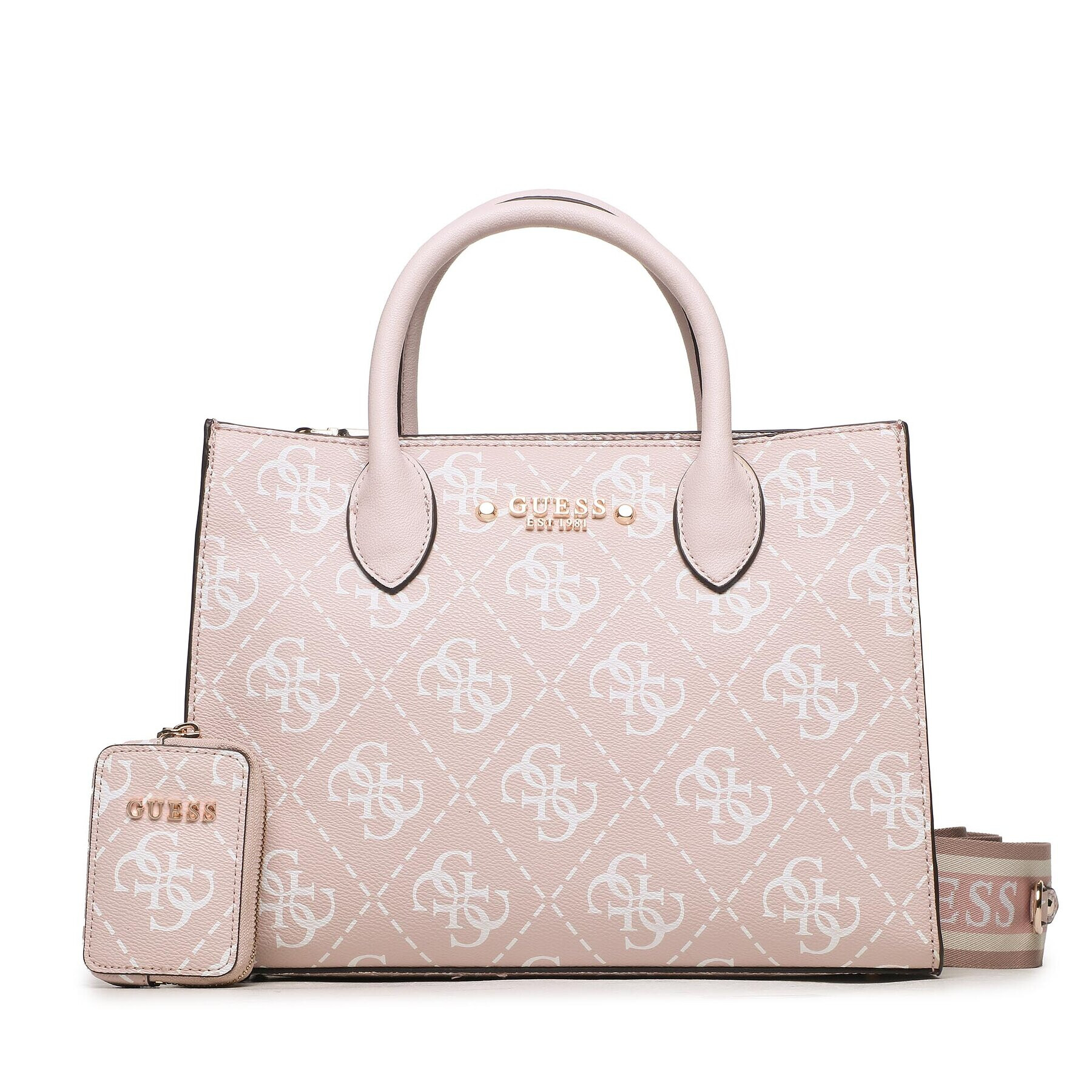 Guess Дамска чанта Rea HWSG89 63060 Розов - Pepit.bg
