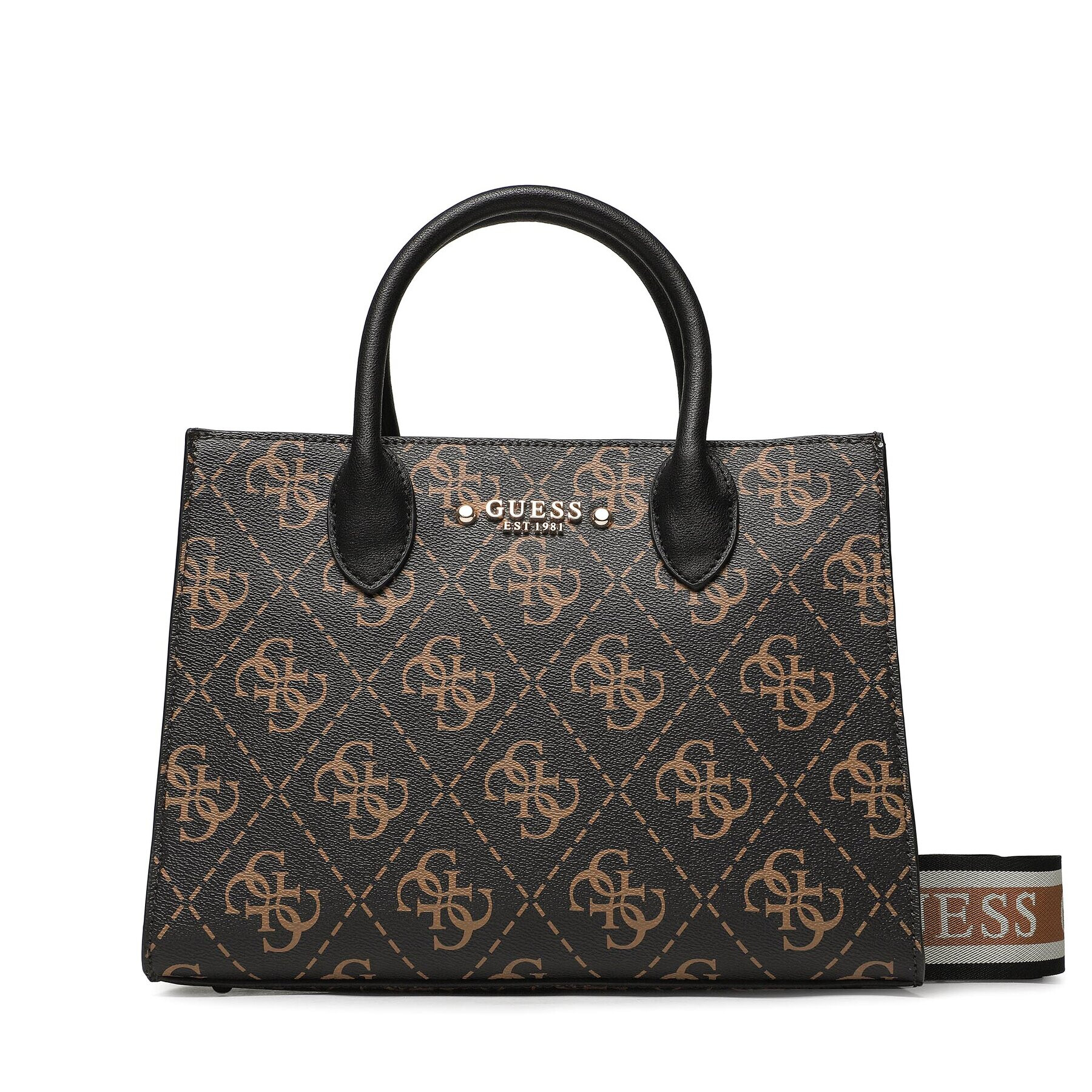 Guess Дамска чанта Rea (SG) HWSG89 63060 Кафяв - Pepit.bg